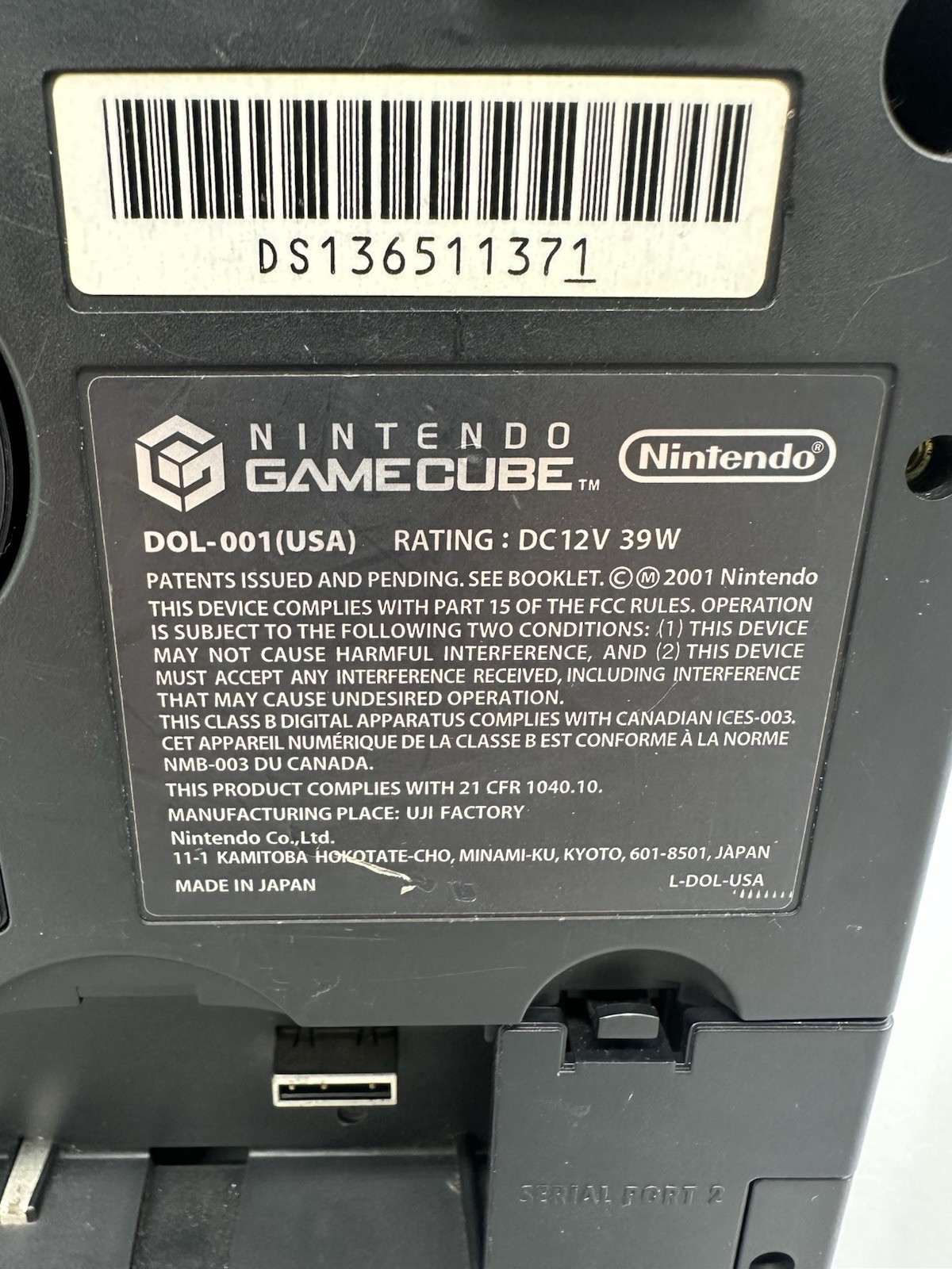 Nintendo GameCube Console Bundle Tested Works Controller Cables DOL-001