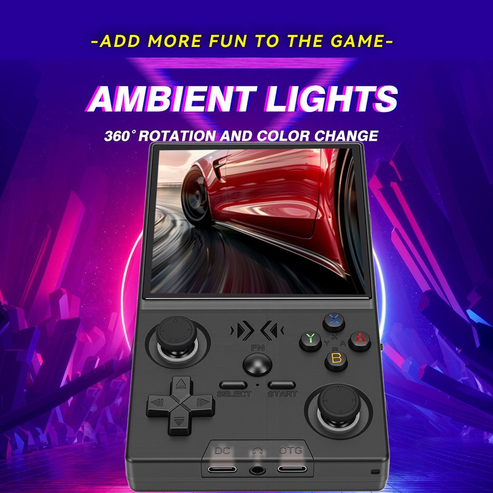 Handheld Game Console WiFi Open Source 4 Inch HD Screen 720×720 Portable Re MAYB