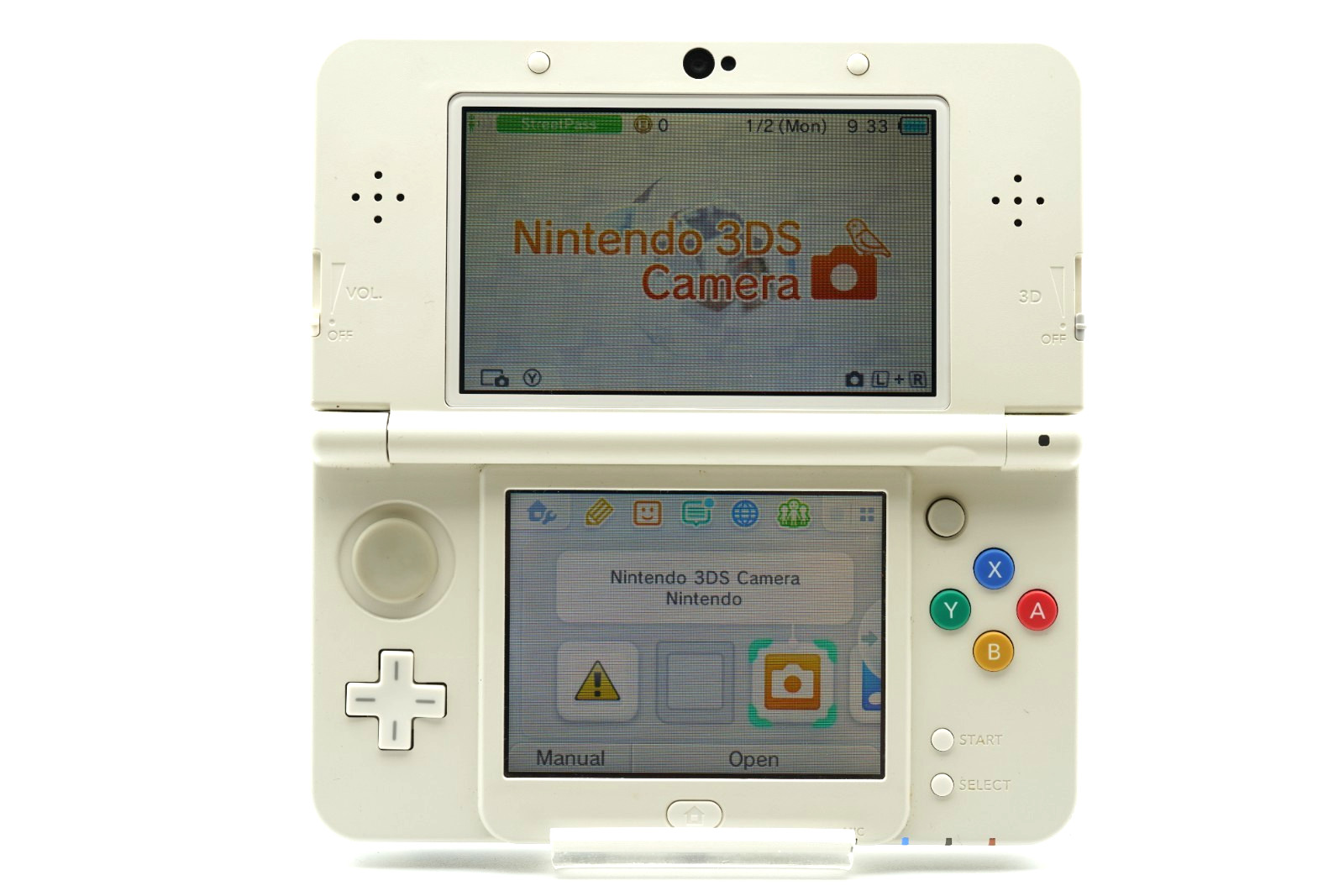 [ Region free ] Nintendo new 3DS console only Black and White Rank A/B SD AC