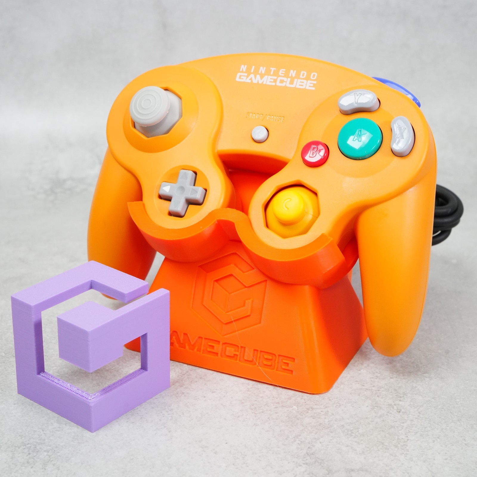 Nintendo GameCube Spice Orange Console NTSC U-C/J Region Switch Mod From JAPAN