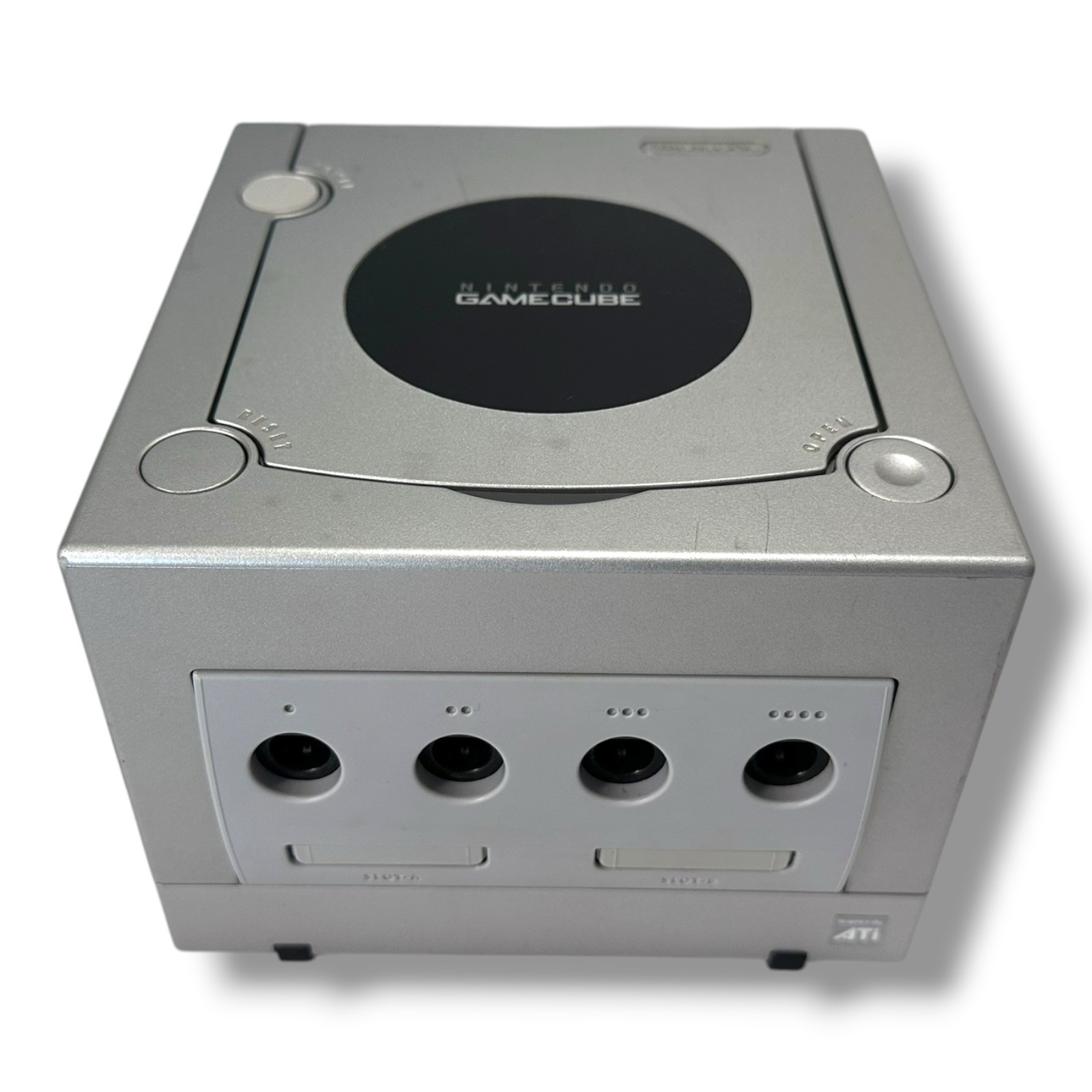 Nintendo GameCube Platinum Console Bundle DOL 101 USA W/ Controller Tested READ