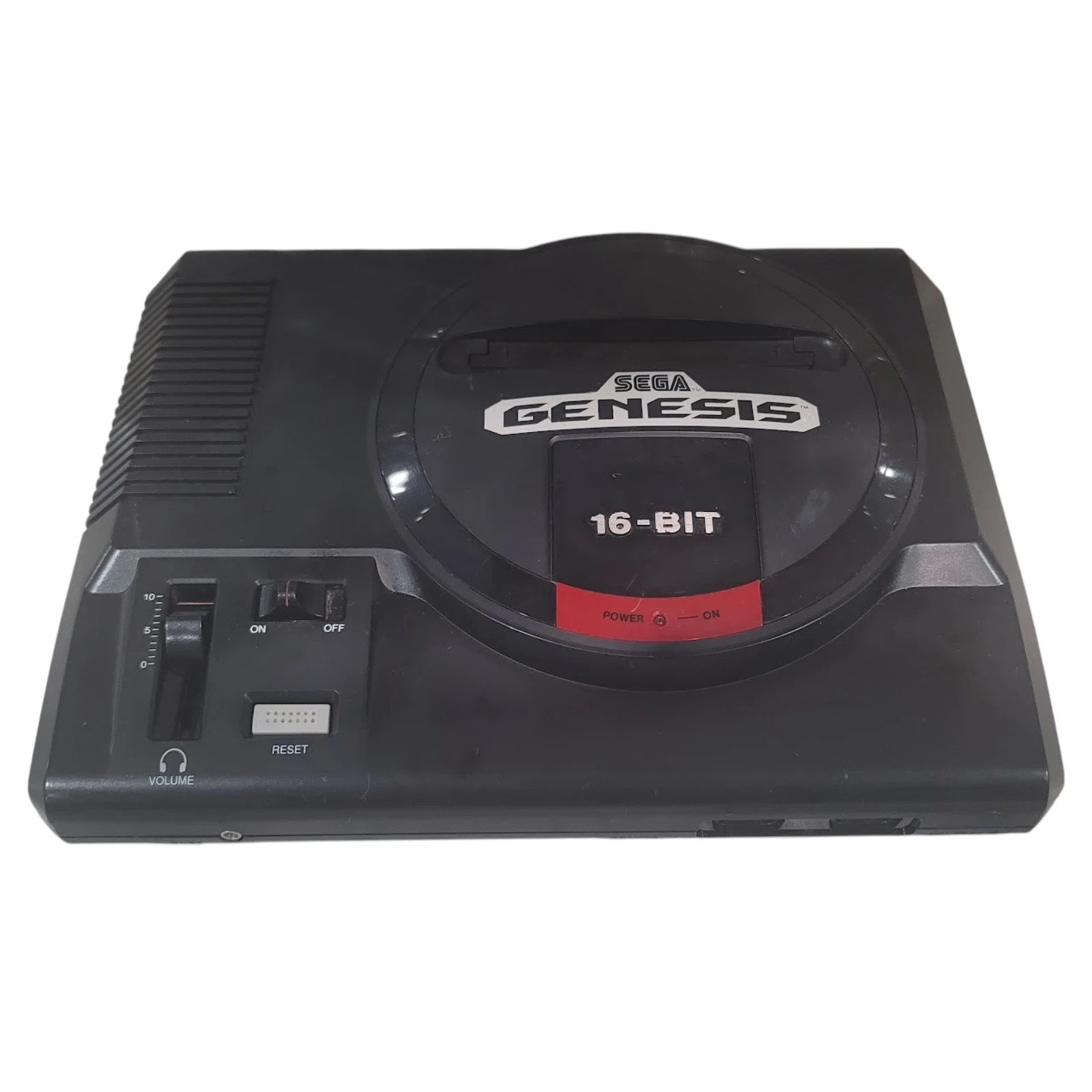 Sega Genesis Model 1 Console VA7 Cleaned Tested – OEM PSU Pad RF AV HardBall