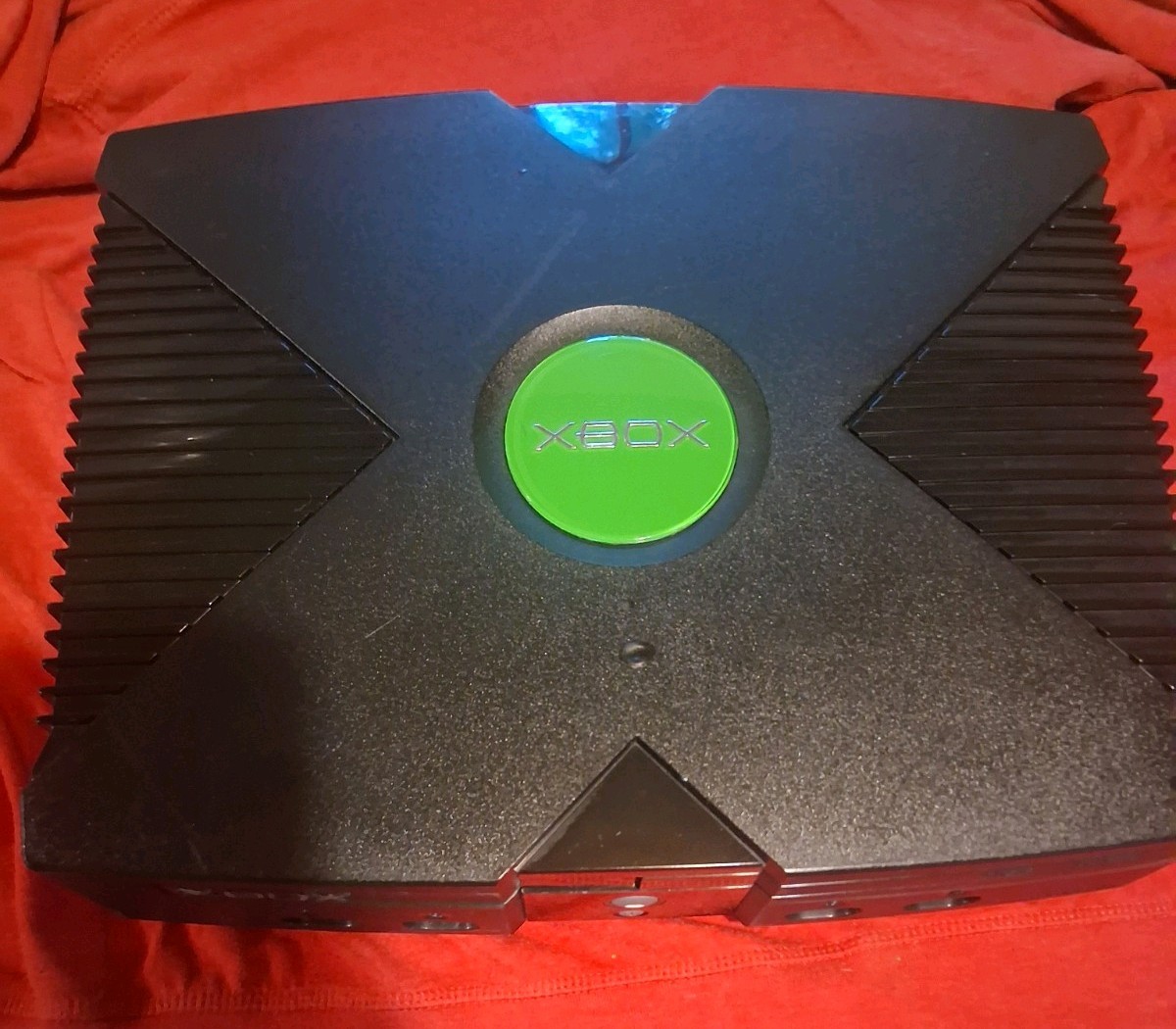 Microsoft Xbox Original Home Console 8GB NTSC-U/C Ethernet DVD Black/Green 2004