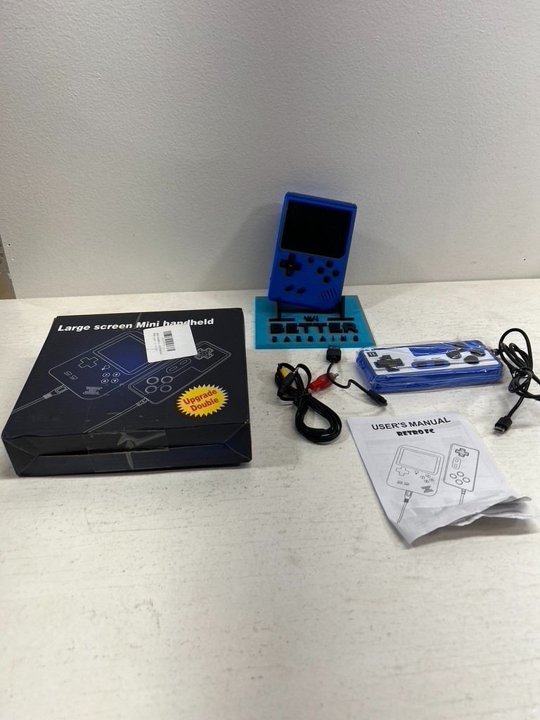 Retro FC 500 in 1 Handheld Game Console (Blue Color) * Tested