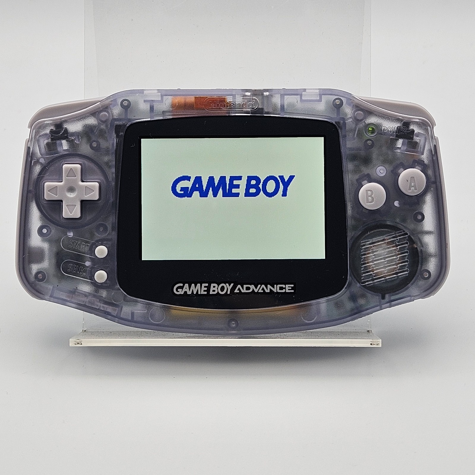 Nintendo Game Boy Advance Console with IPS Backlit Screen GBA Glacier USB-C Bat