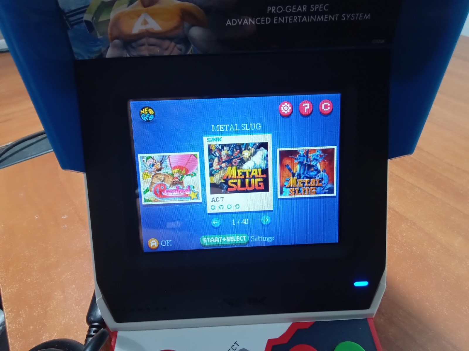 SNK NEOGEO Mini Game Console + Hookups *TESTED*