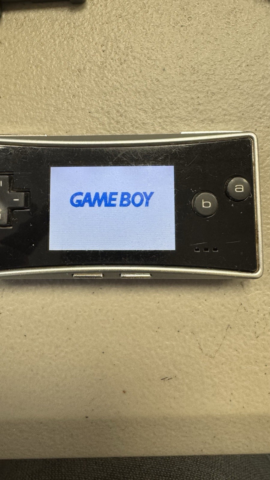 Nintendo Game Boy Micro Handheld Console Black/Silver