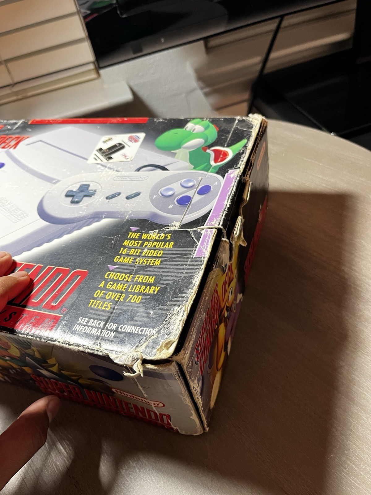 Super Nintendo SNES Jr Console, Complete In Box