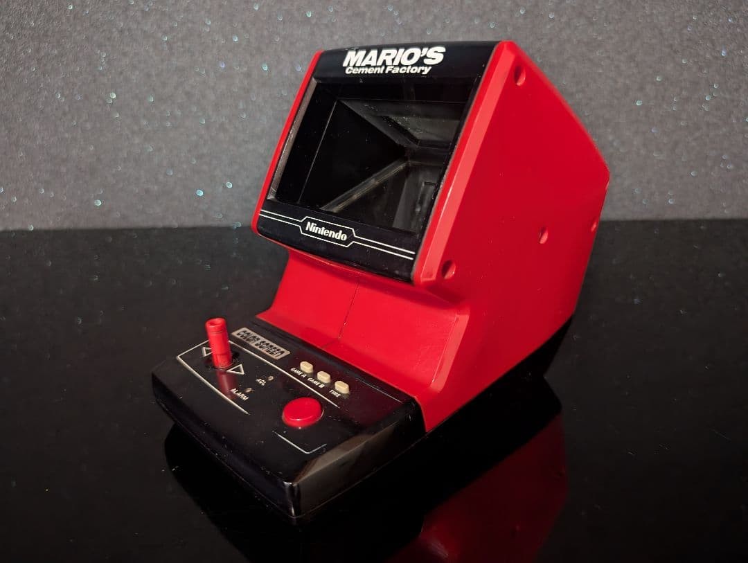 gamewatch Mario Cement Factory Game Watch Actual Product Nintendo Japan