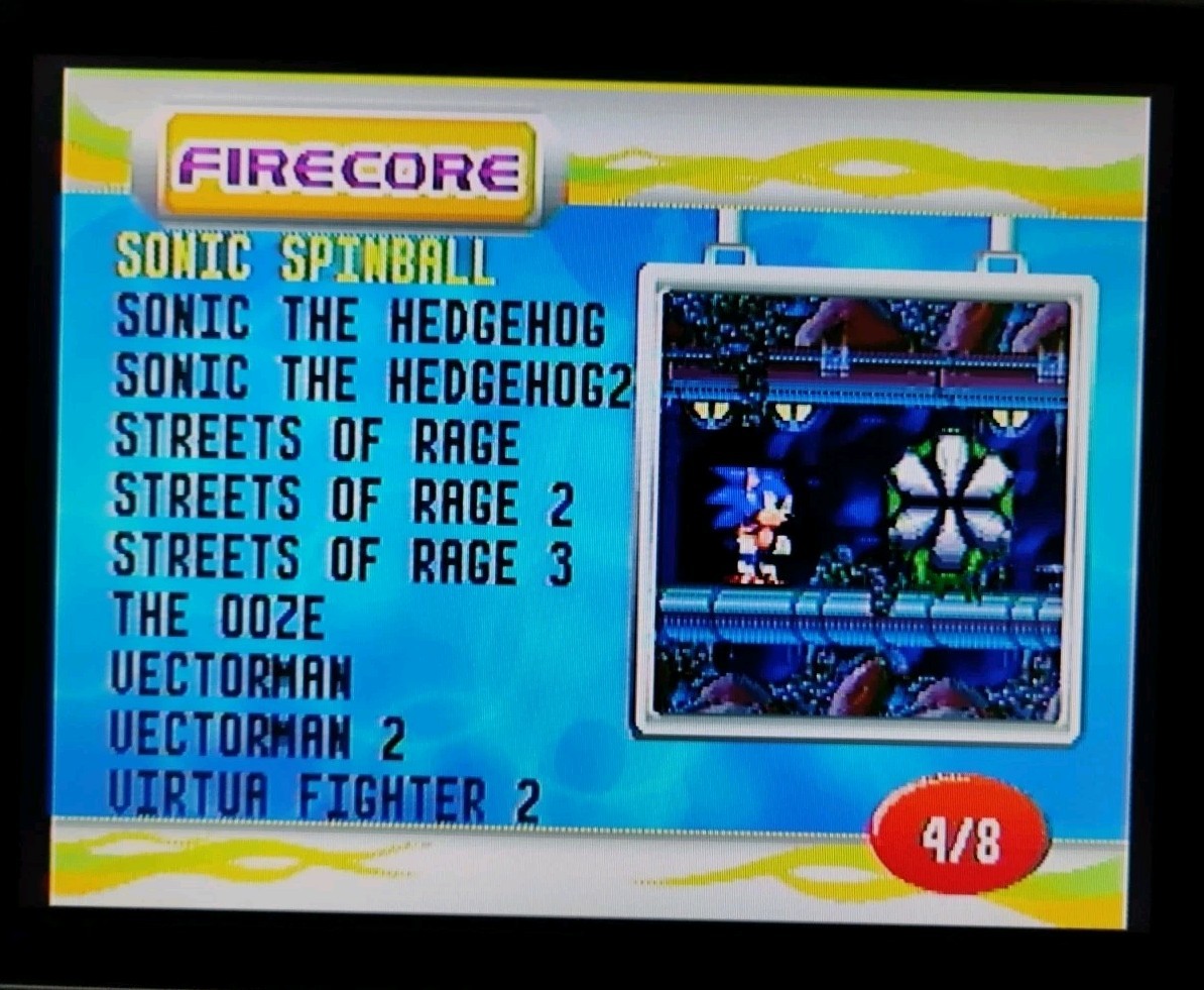 Sega Genesis AtGames Mini Console + 80 Pre-loaded Games Tested (Fast Shipping)