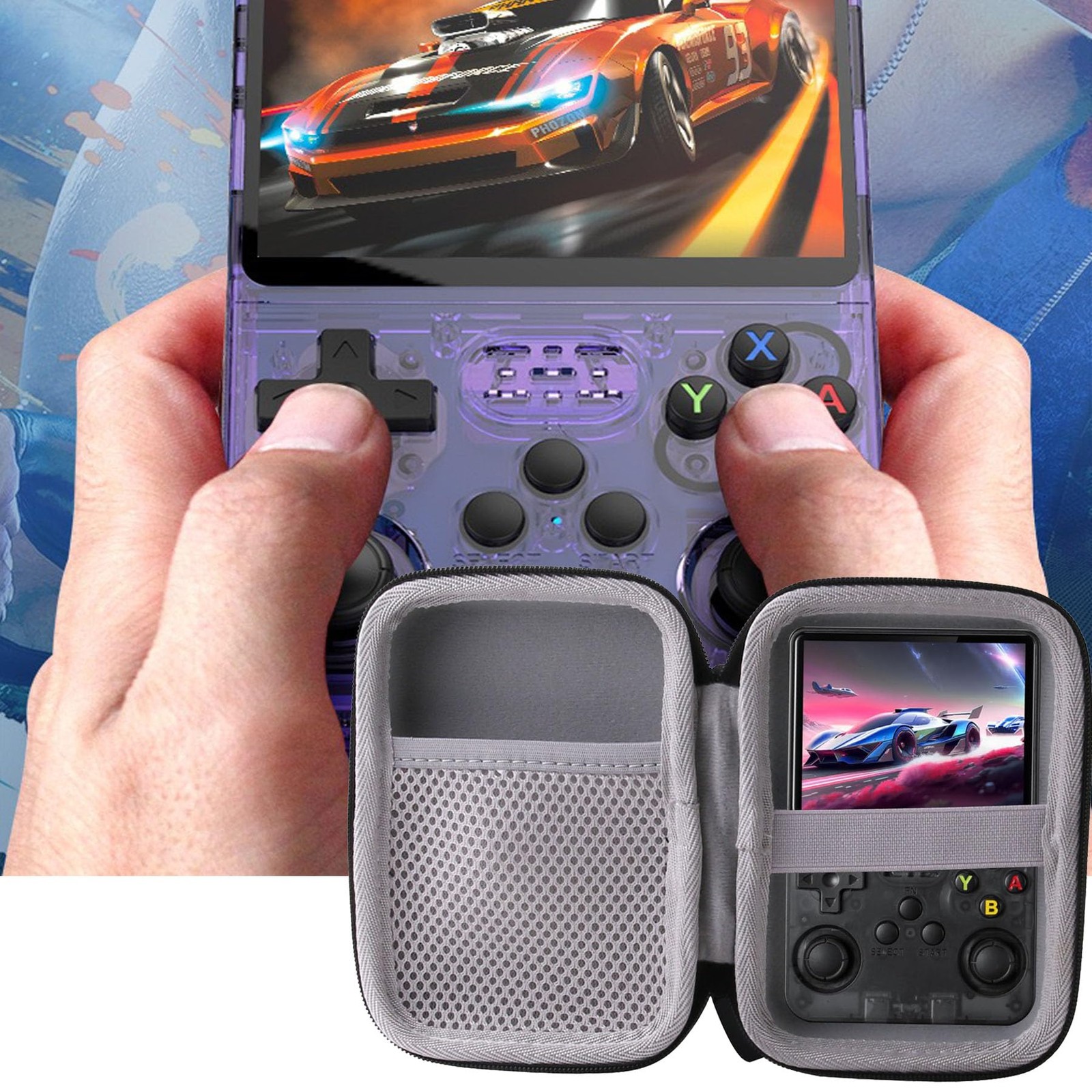 Hard Carrying Case Compatible with R40S Pro/R35 Plus/R36S Retro Handheld Game…