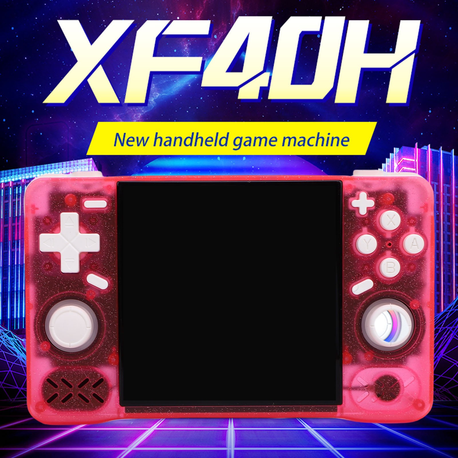 Retro Handheld Game Console 4in Screen 1.5GHz Portable Rechargeable Gaming CWZU