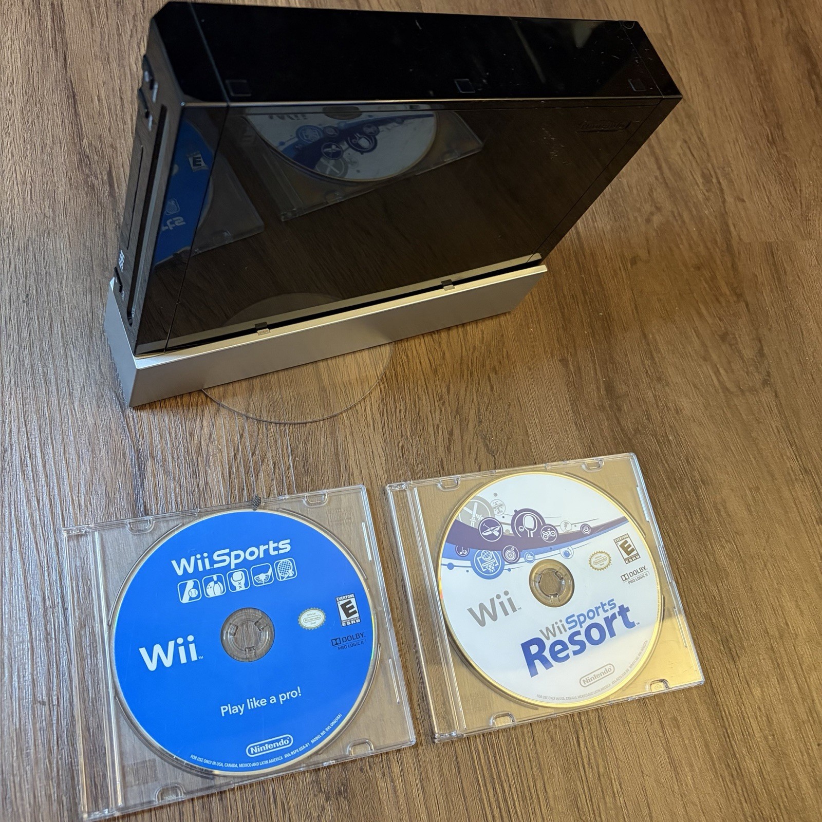 💎🎮 Nintendo Wii Black Console Bundle CIB + Wii Sports + Wii Sports Resort 🎮🔥