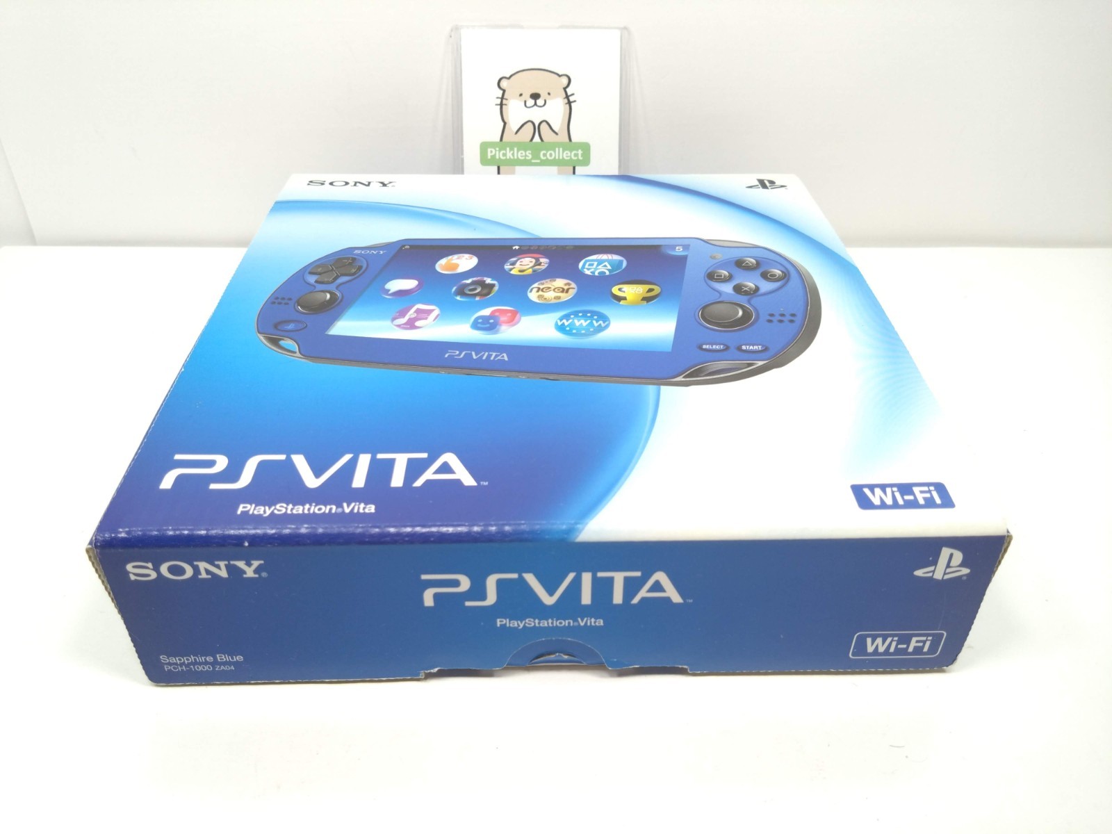 PS Vita 1000 Sapphire Blue PCH-1000 ZA04 w/Box PSV Tested Sony 0601D