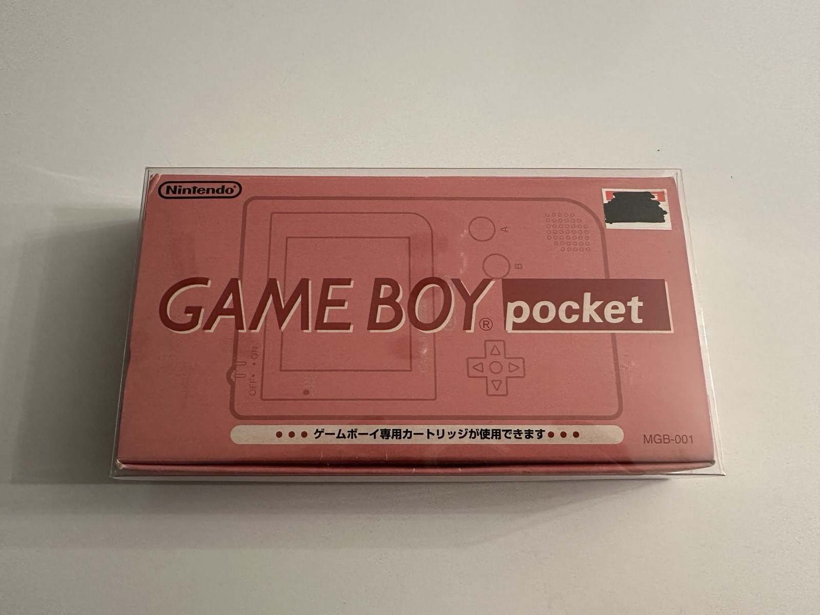 Nintendo Game Boy Pocket PINK Console MGB-001 W Retail Box Tested Work US Seller