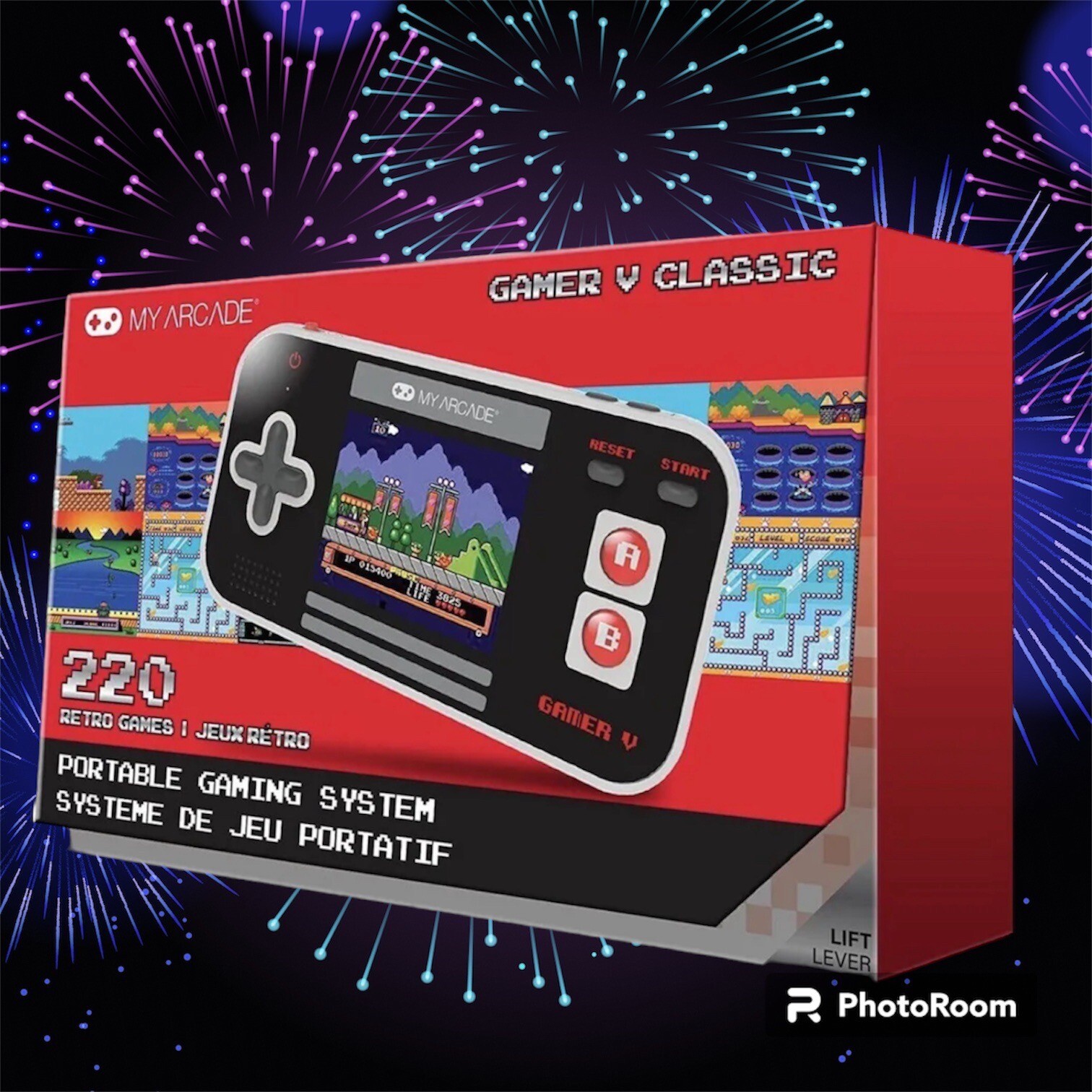 220 Retro Games NEW Sealed My Arcade Gamer V Classic Portable Gaming System A10