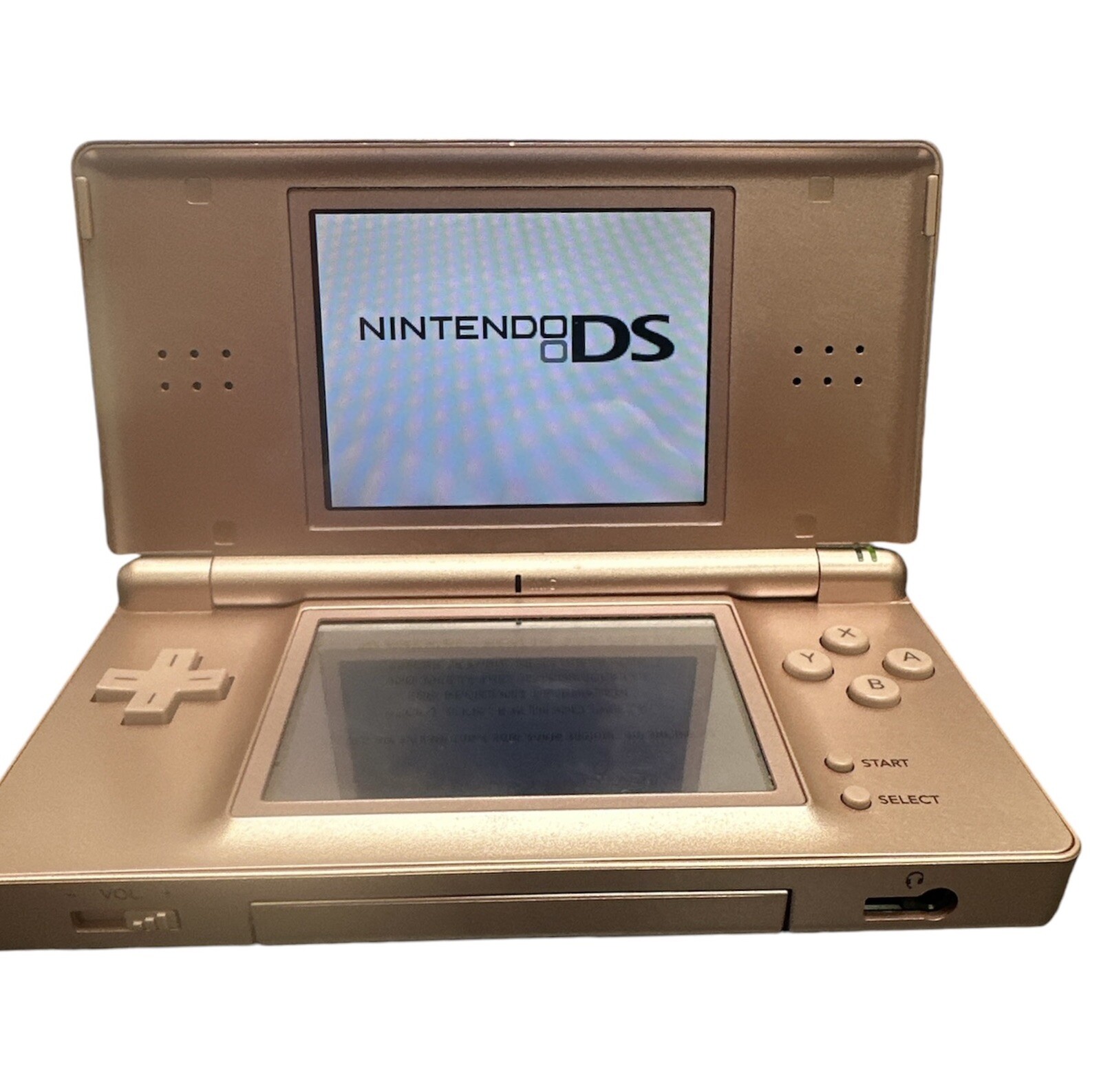 Nintendo DS Lite Video Game Console – Metallic Rose- W/ 6 Games And Charger.