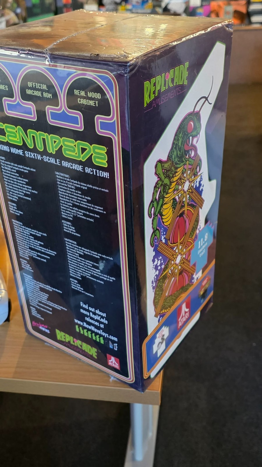 Replicade Centipede Mini Arcade Game New Wave Toys BRAND NEW SEALED