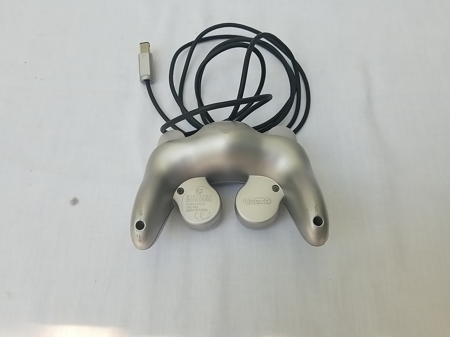 Nintendo Silver Gamecube Console DOL-101 And One Controller DOL-003, UNTESTED