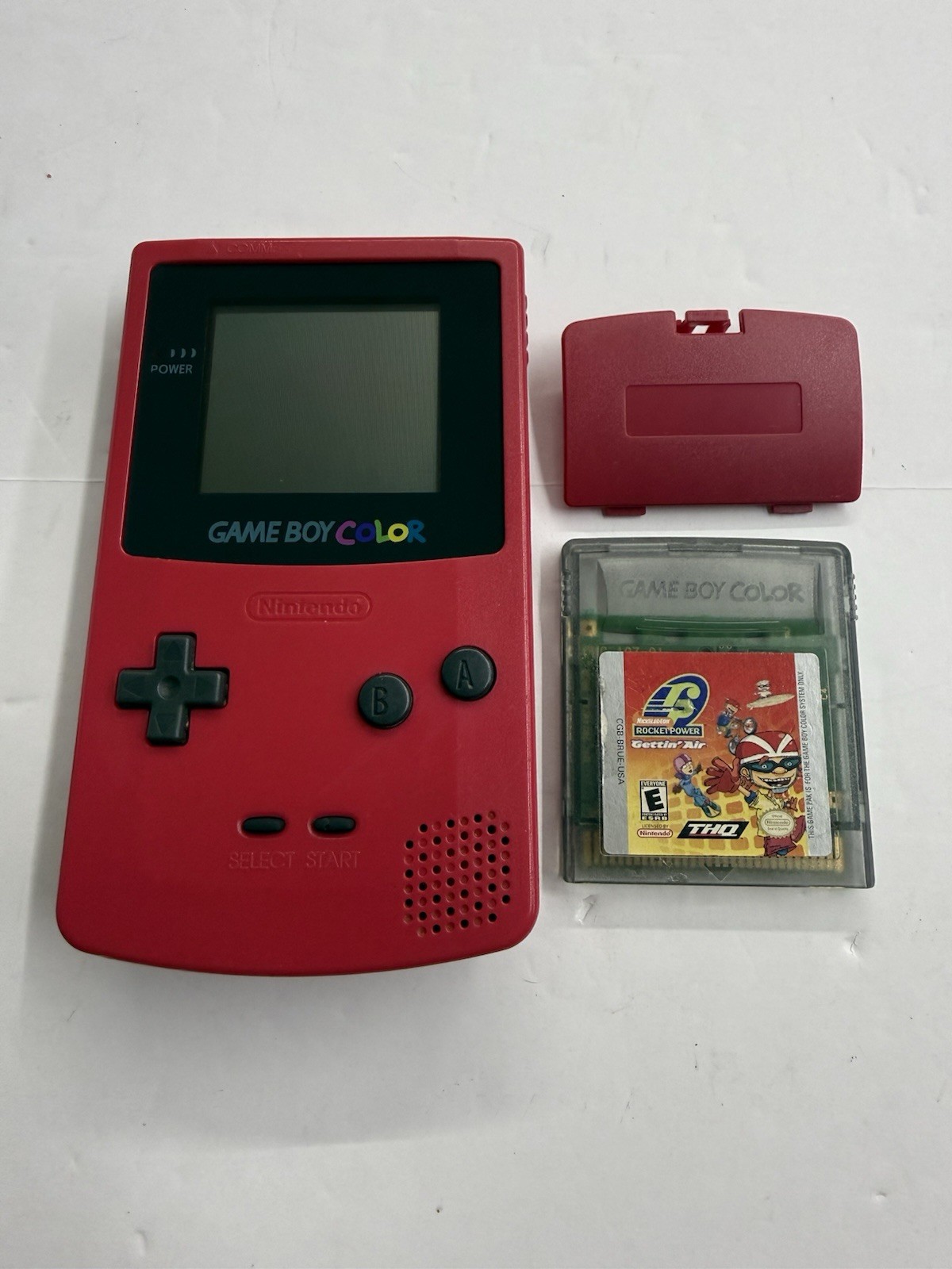 Gbc – Nintendo GameBoy Color Berry Pink Handheld Console Tested #2947