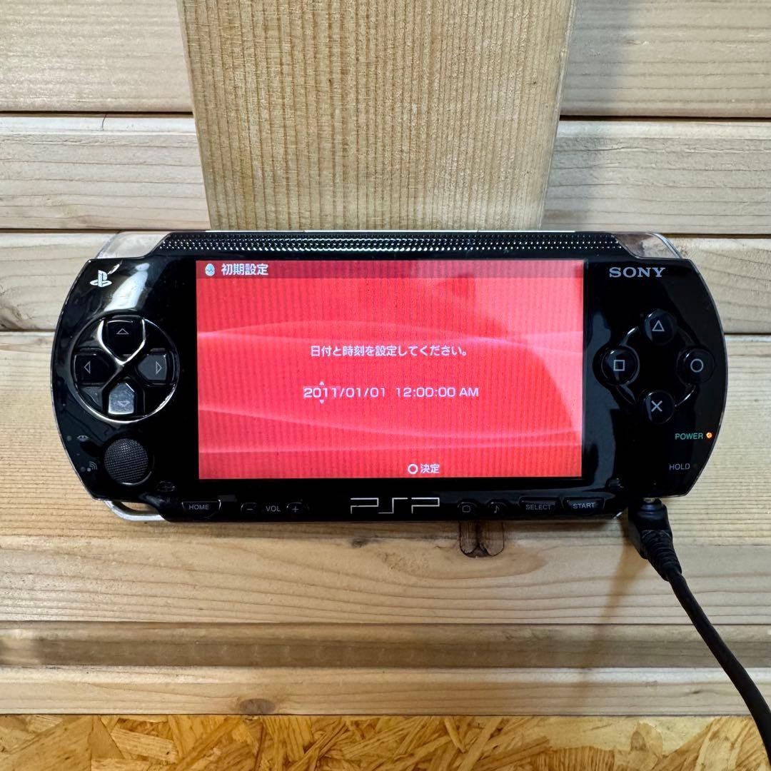 Sony PSP-1000 PlayStation Portable Black Handheld Console w/ AC Adapter NTSC-J