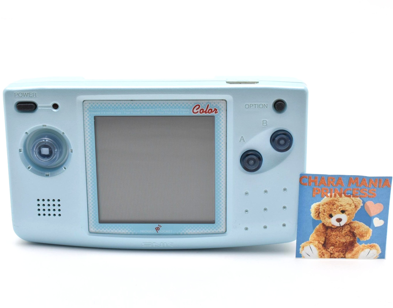 SNK Neo Geo Pocket Color Console Pearl Blue Rare Tested Good Japan Import 1999