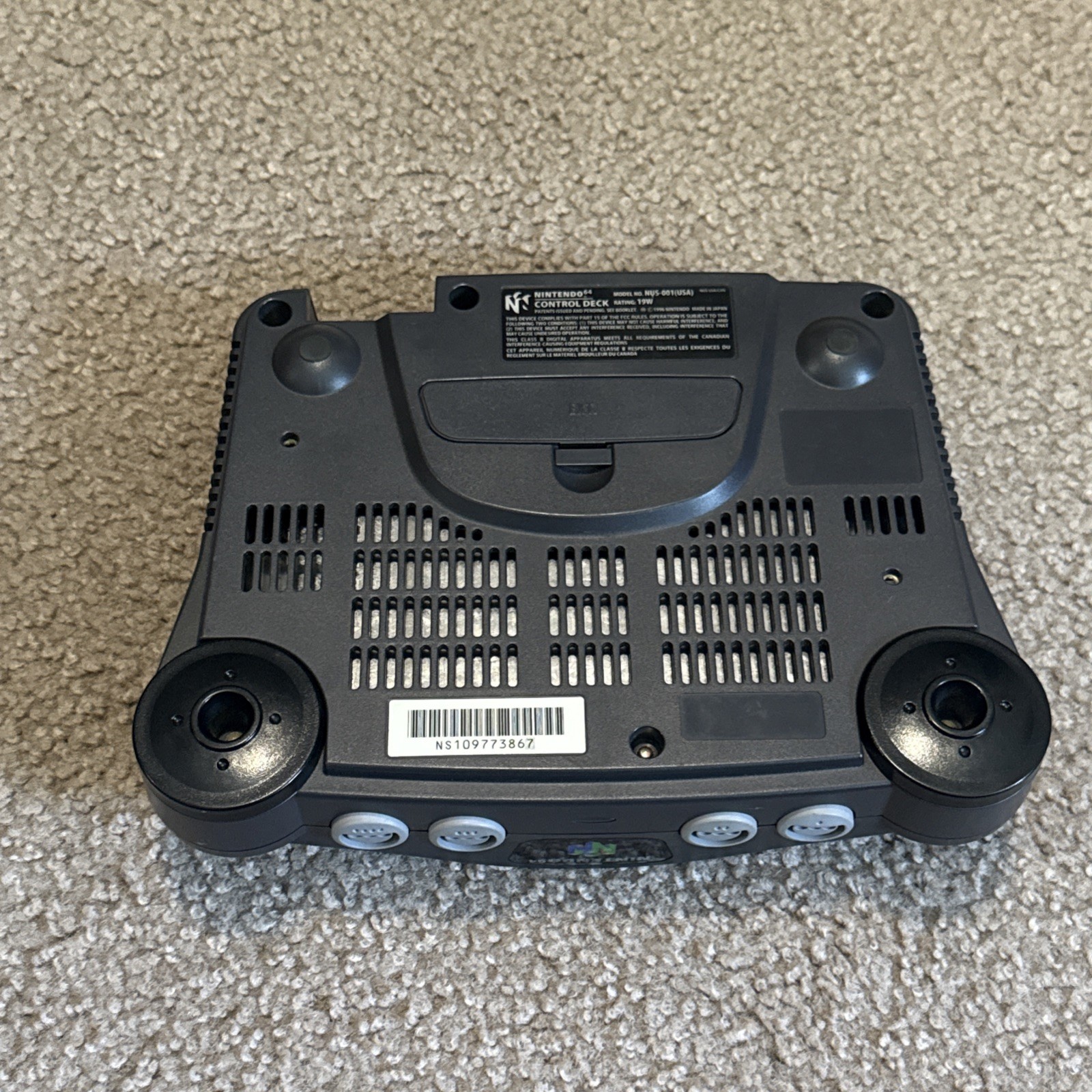 Nintendo 64 Console Only OEM N64 System Tested Working with OEM Jumper Pak USA