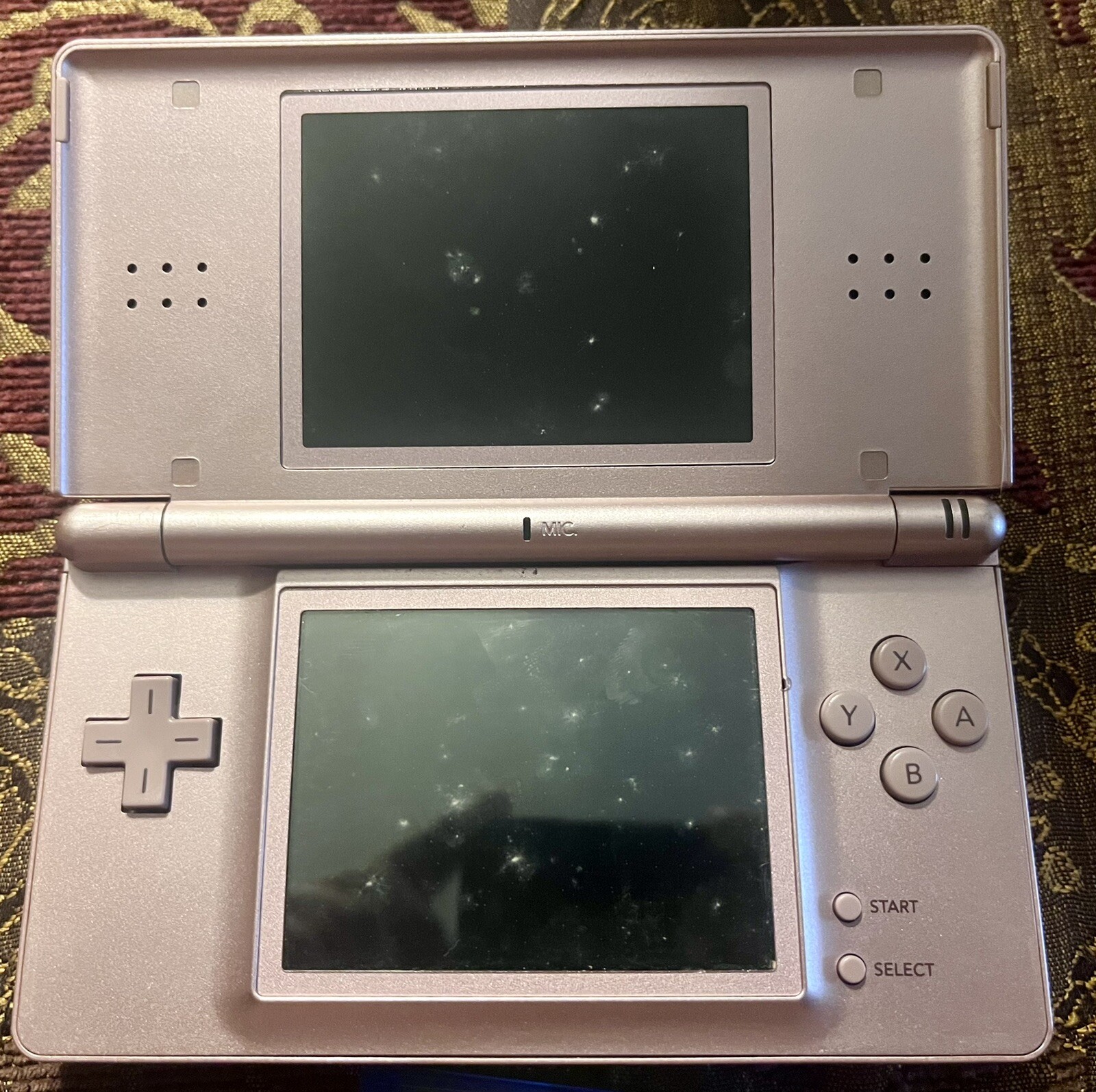 Nintendo DS Lite Handheld System Console Metallic Rose Model USG-001