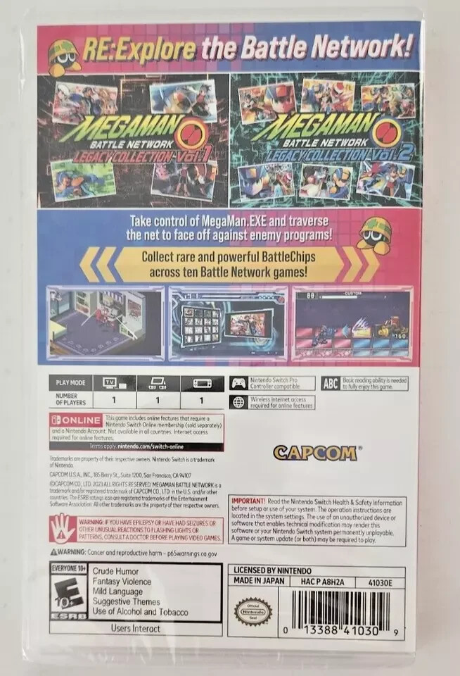 Mega Man + X + Zero/ZX + Battle Network + 11 Switch New Game Bundle Special