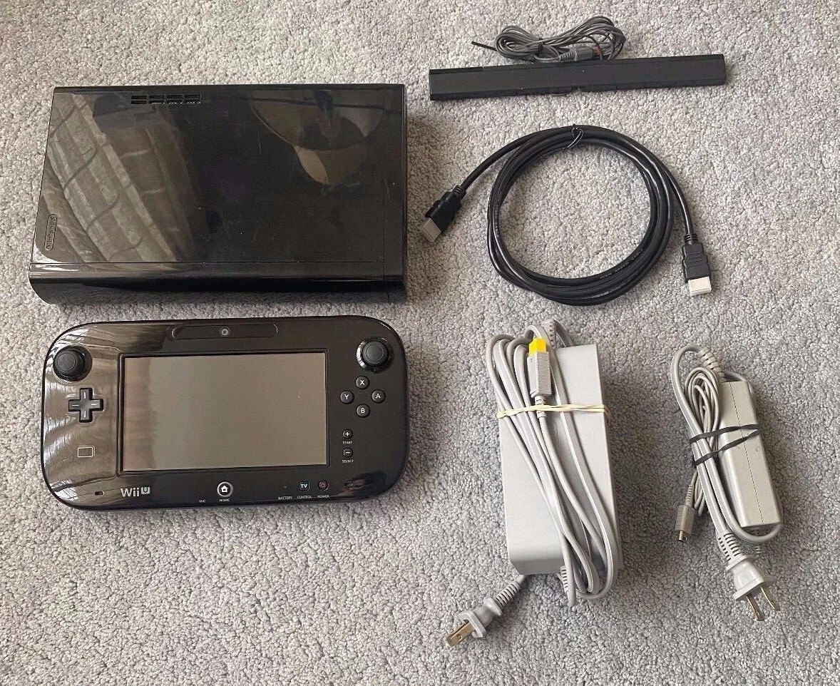 Wii U Console Black 32GB Complete Bundle!