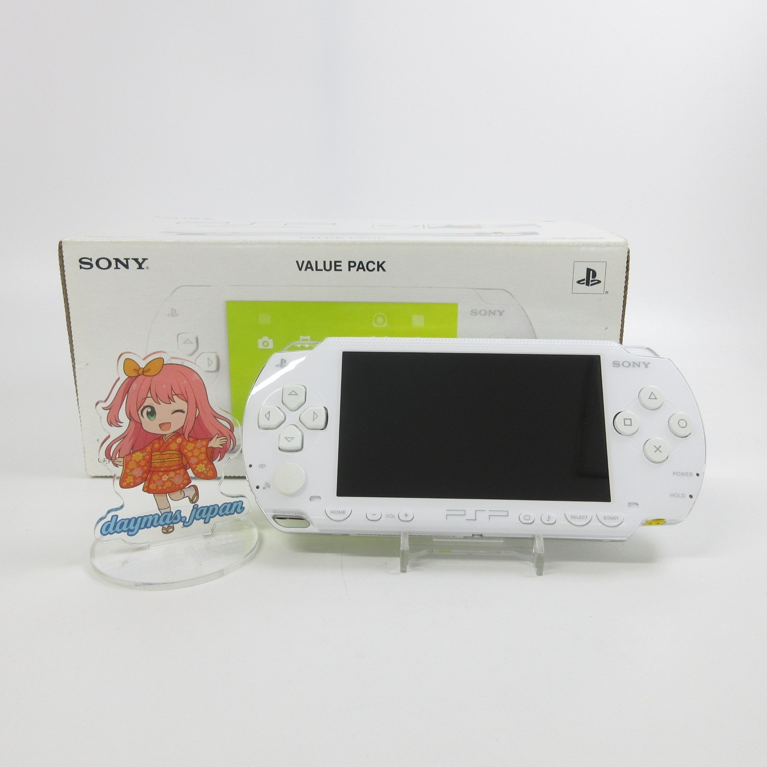 【Near Mint】Sony PSP-1000 Ceramic White Console No Battery Japan Ver. #DEN08/0615