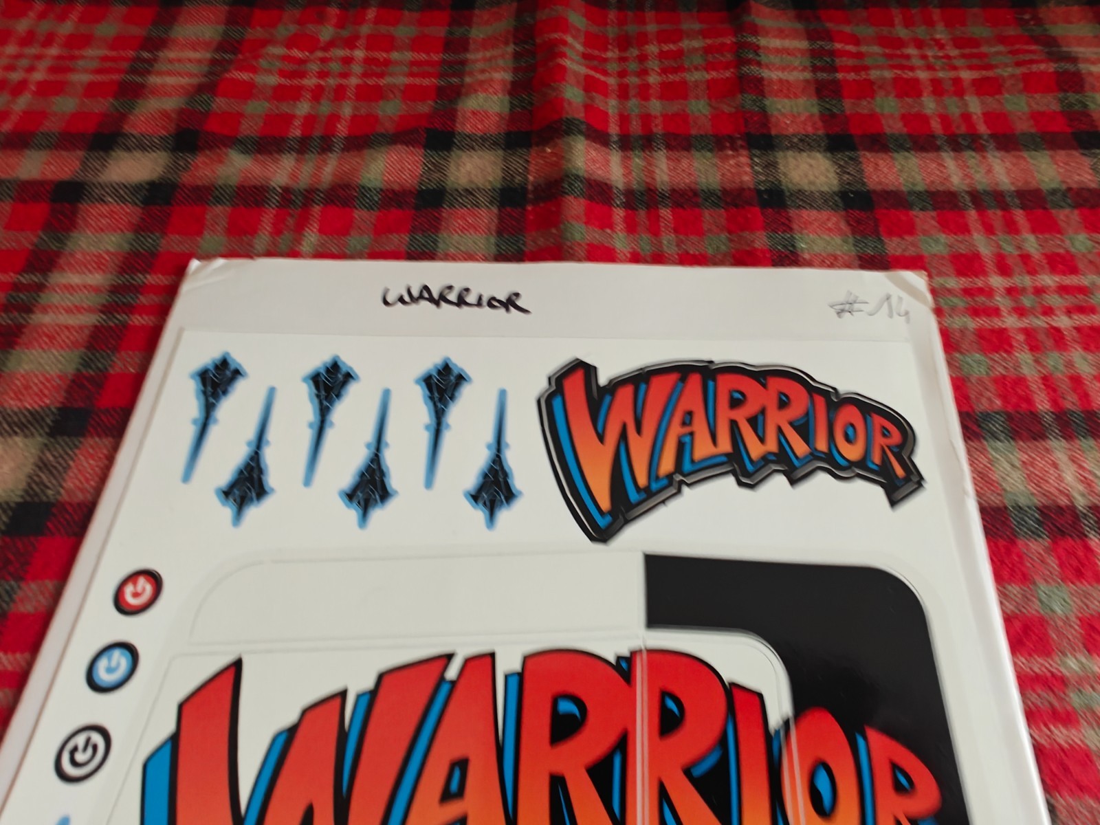 Vectrex Console VectrexWraps Warrior 1st Edition #14/35 Limited Wrap Rare 2014