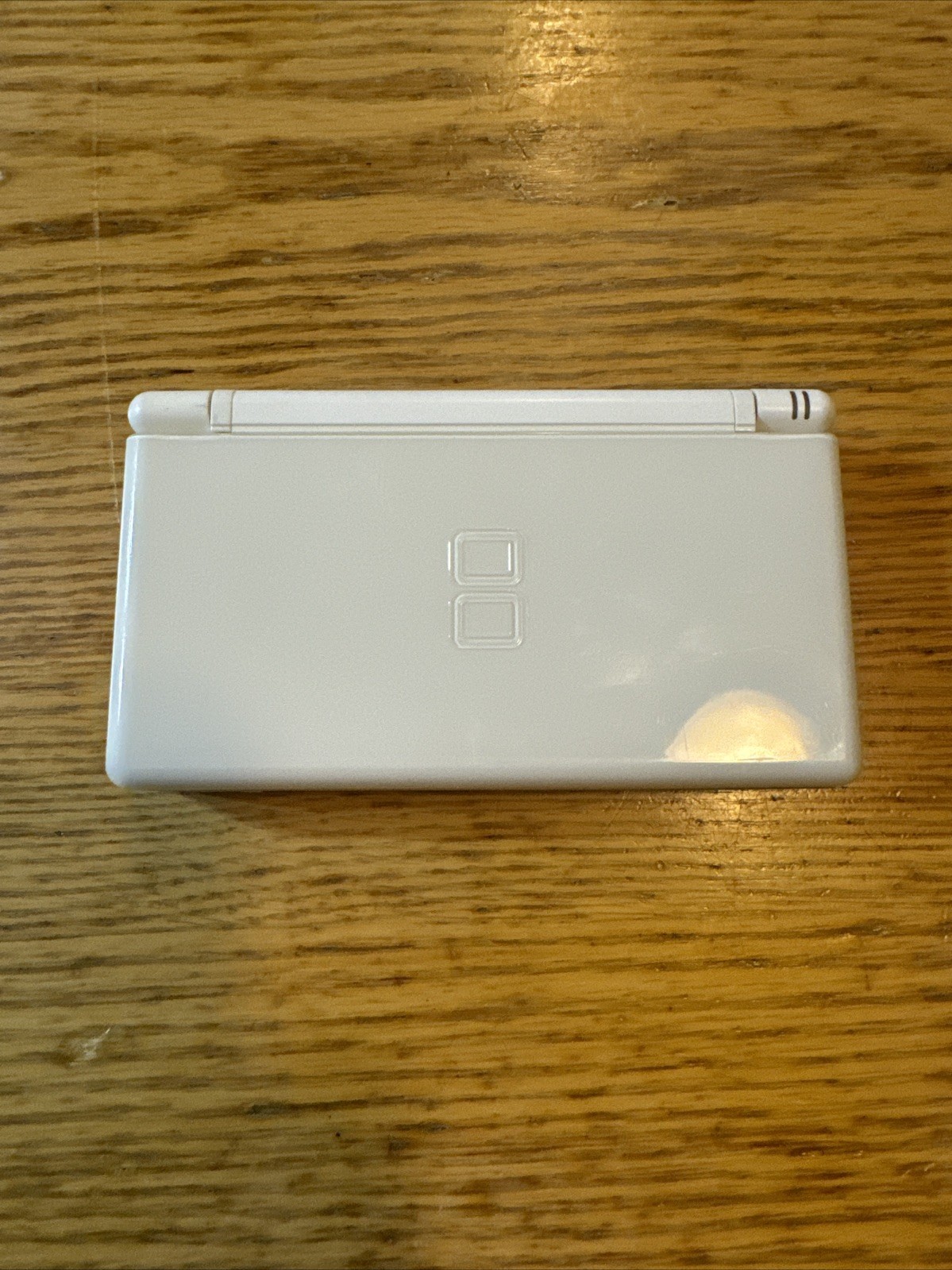 Nintendo DS Lite – Crystal White – Tested & Working, W/ Blue Stylus, NO CHARGER