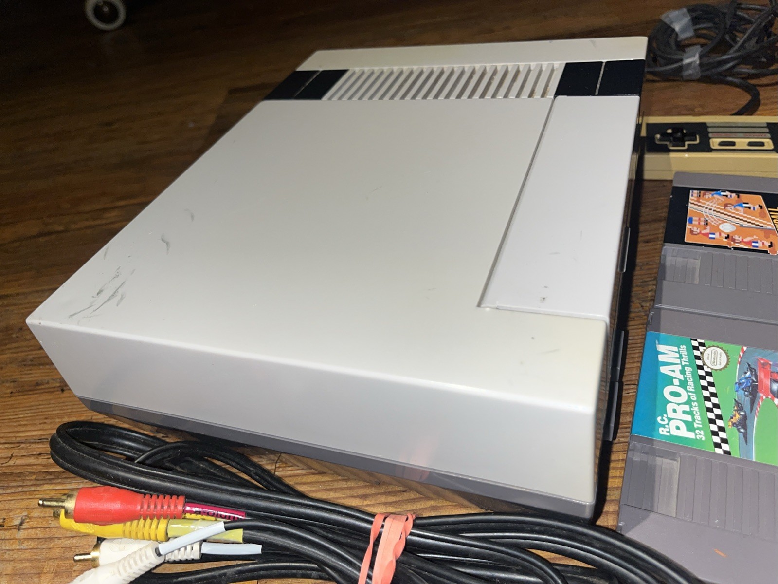 Nintendo NES System Bundle – Oem Power Cord + Authentic Games – Tested – VIDEO