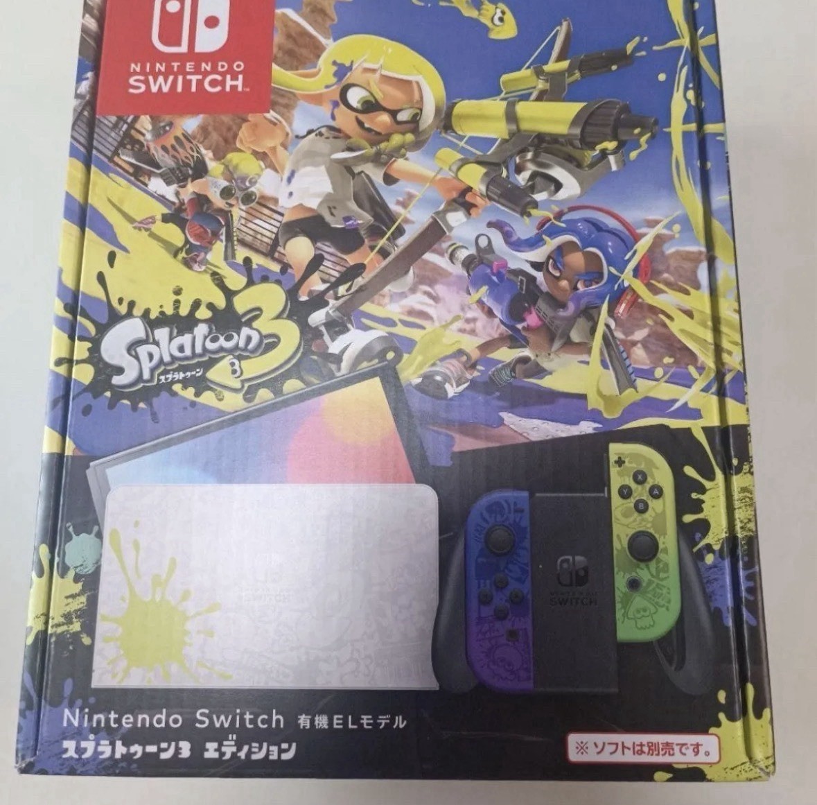 Nintendo Switch (OLED Model) HEG-001 Splatoon 3 Edition Video Game Console