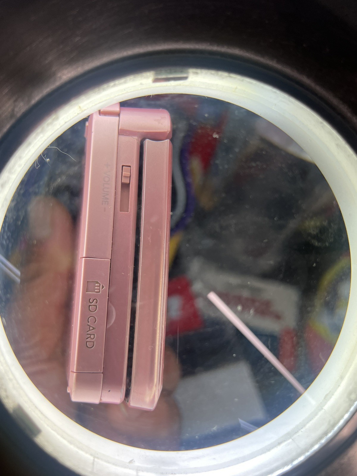 Nintendo 3DS Misty Pink + Extras – Tested Works – Super Mario Land 3DS 2GB Used