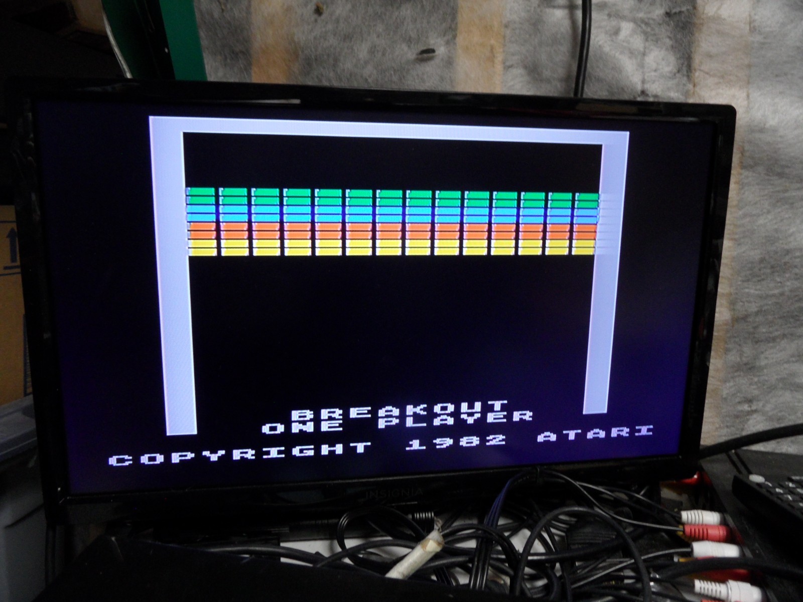 Atari 5200 4 Port Console AV Composite, Power Mod, Working Controller, Game