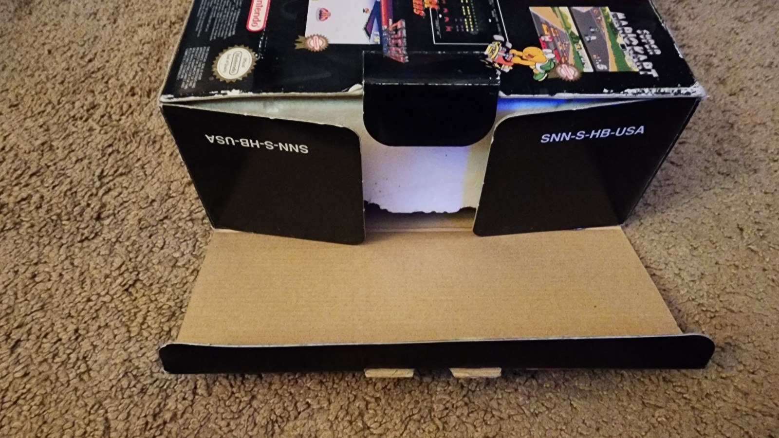 Super Nintendo SNES Mini JR Console Complete In Box SNS-101 Lot-1 Game CIB