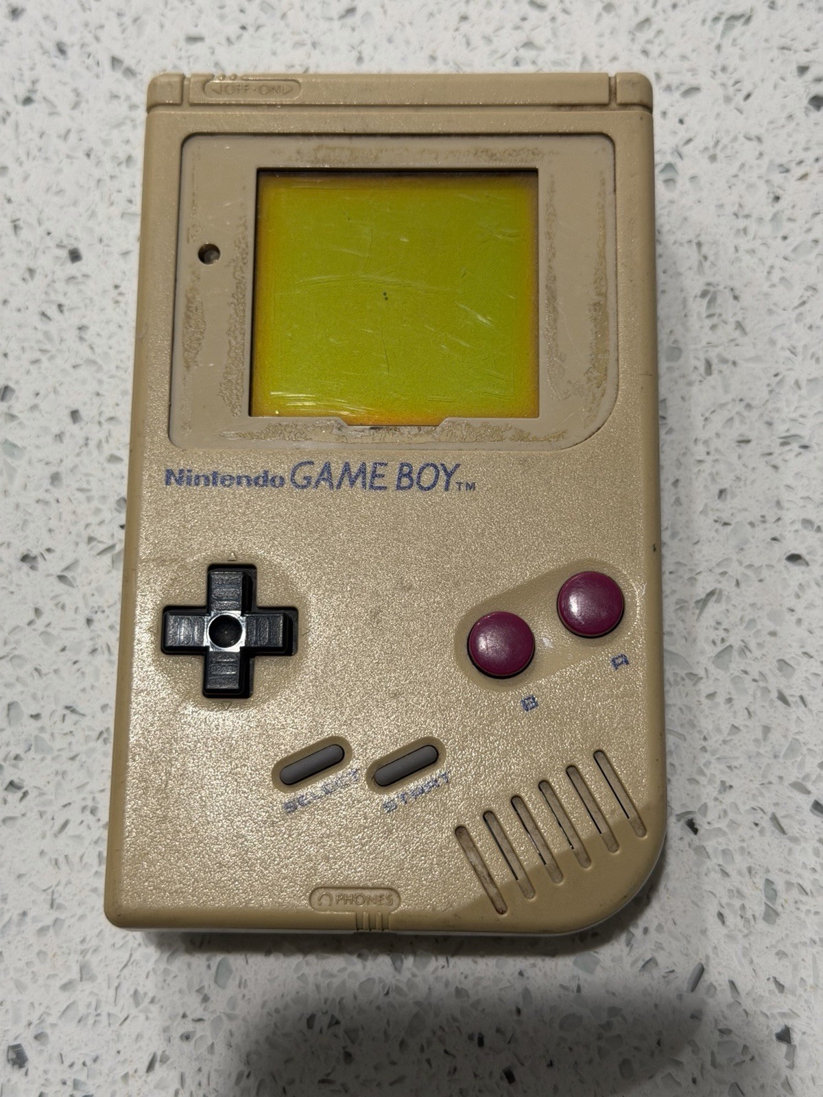 Nintendo Gameboy Original DMG-01 Handheld 1989 PARTS ONLY – Powers On Bad Screen