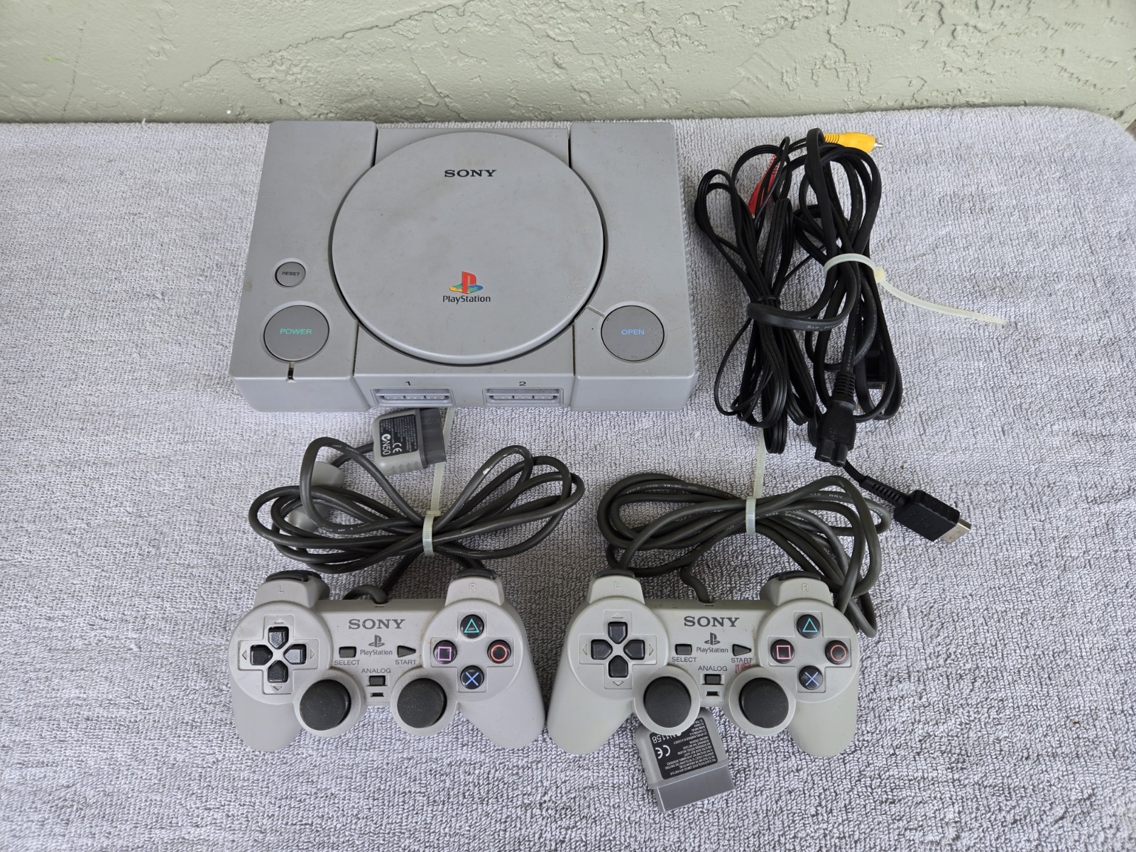 Original Playstation 1 PS1 Grey Game System Console Mod. SCPH-7001