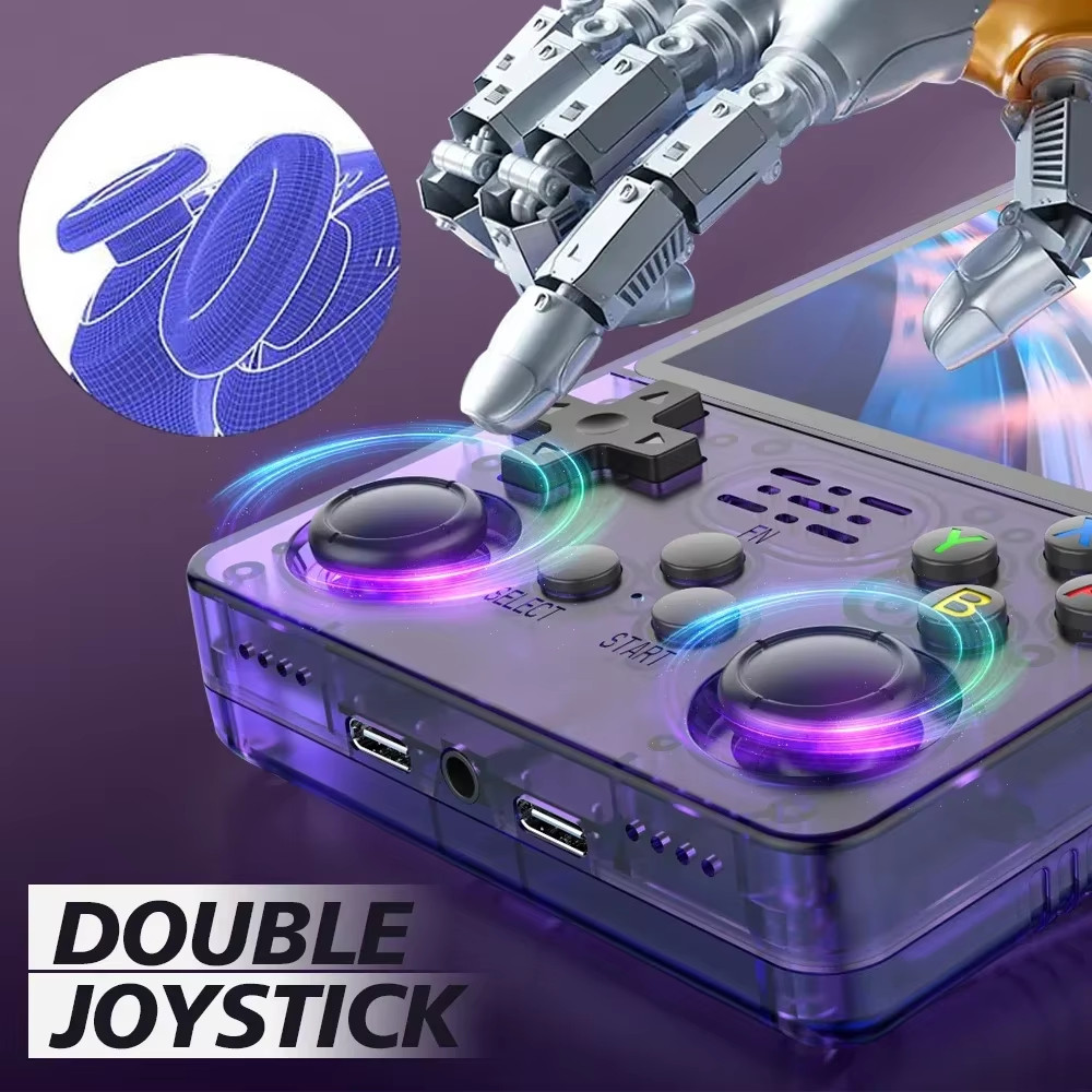 2025 R36SPLUS Handheld Game Console with 4″ IPS Screen and 30 Emulators