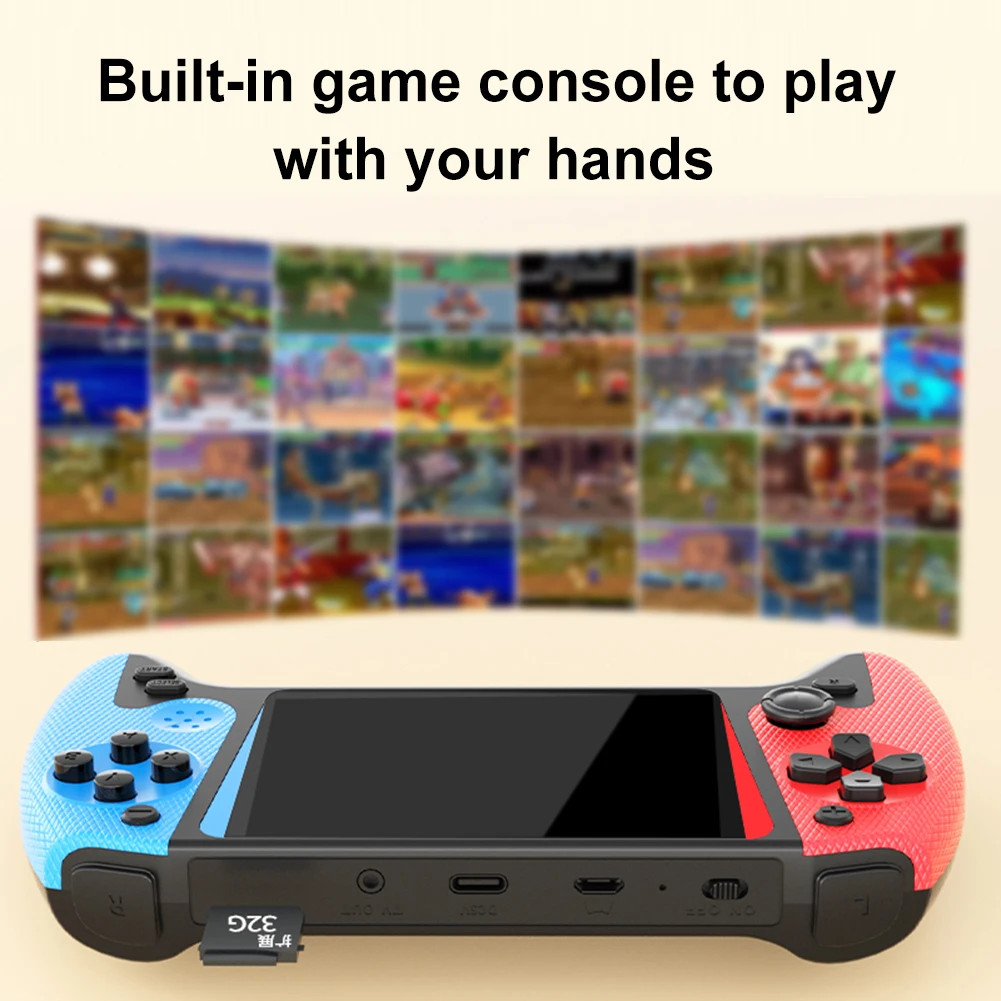 Retro Handheld Game Console with 3.5 Inch LCD Screen