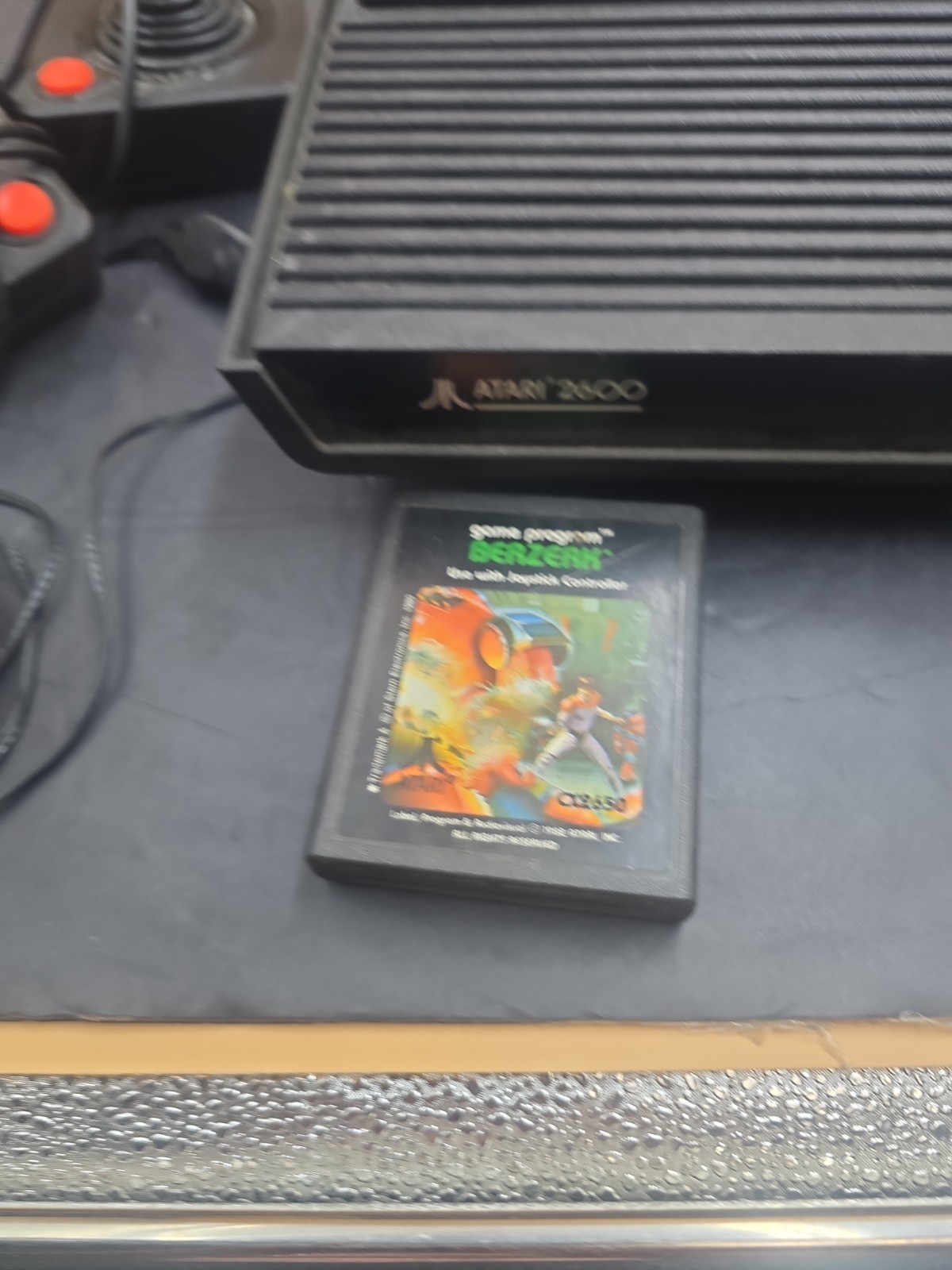 Atari 2600 “Darth Vader” Console – Black – 4‑Switch Model P/R 1 Game 2 Joy Stick