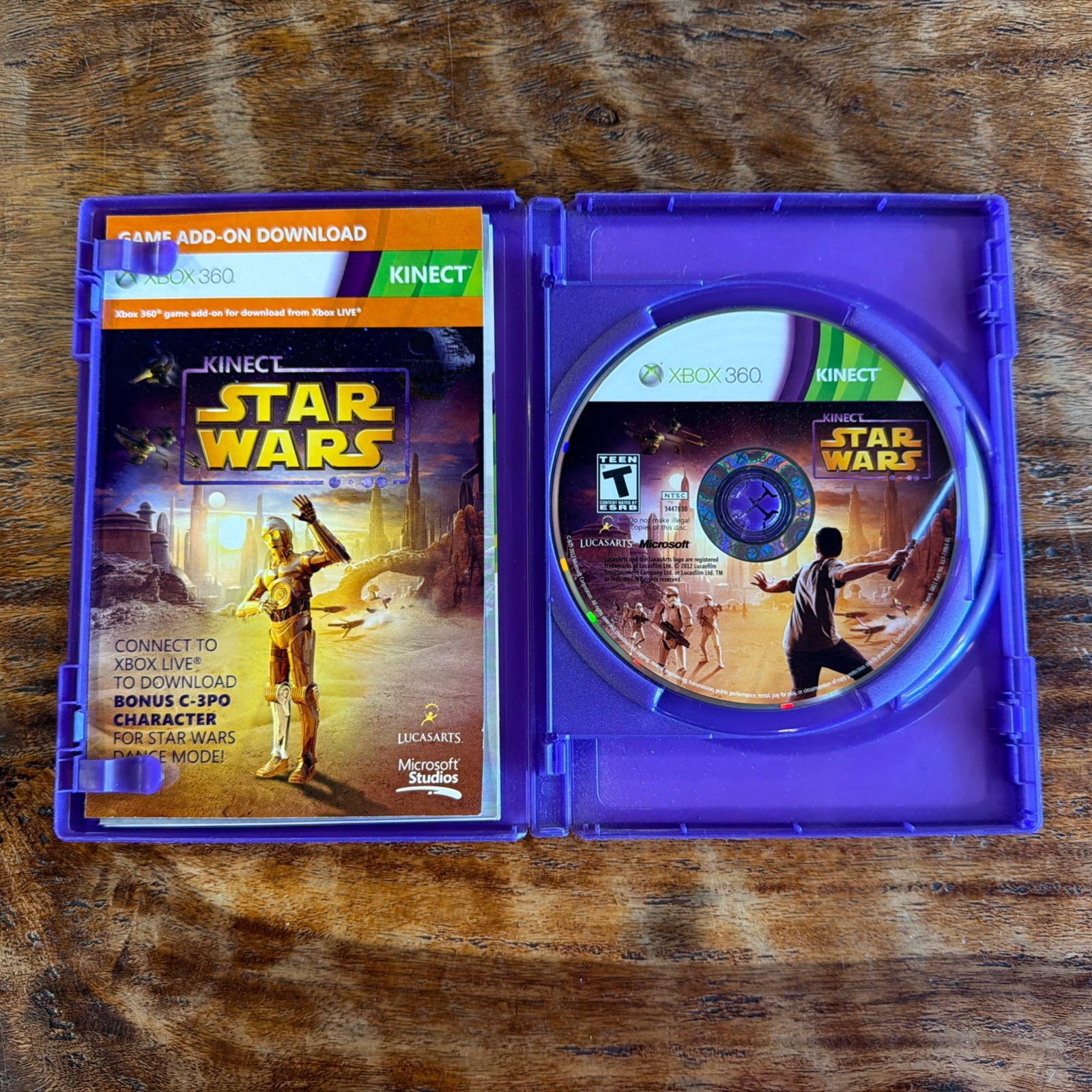 Microsoft Xbox 360 320GB Kinect Star Wars Limited Edition Console Complete CIB