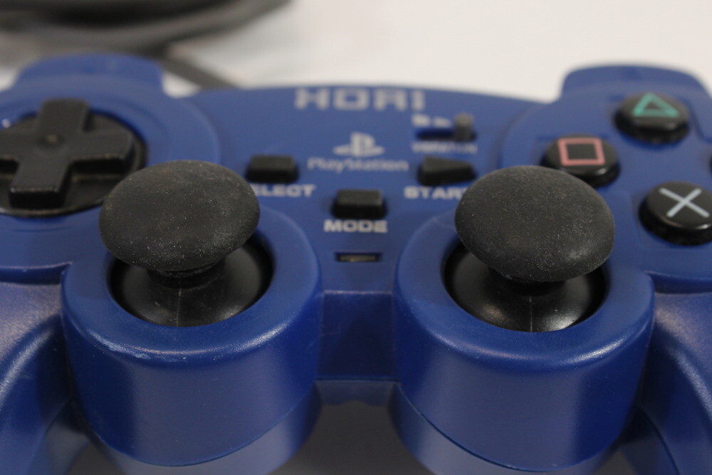 Hori Blue SIndou Pad Controller Playstation 2 PS2 DualShock 2 Japan Import PC362