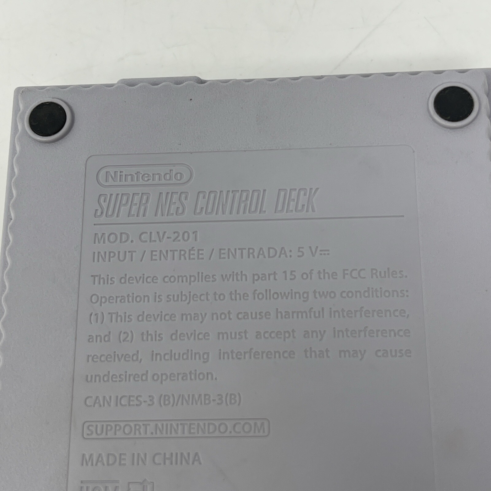 Super Nintendo Mini Classic Edition SNES CLV-201 Authentic Tested – Console Only