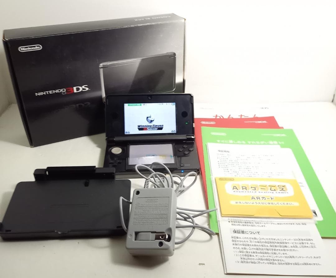 3DS/2DS/DS Operation Item Nintendo 3Ds Main Unit Cosmo Black Box Manual Ch Japan