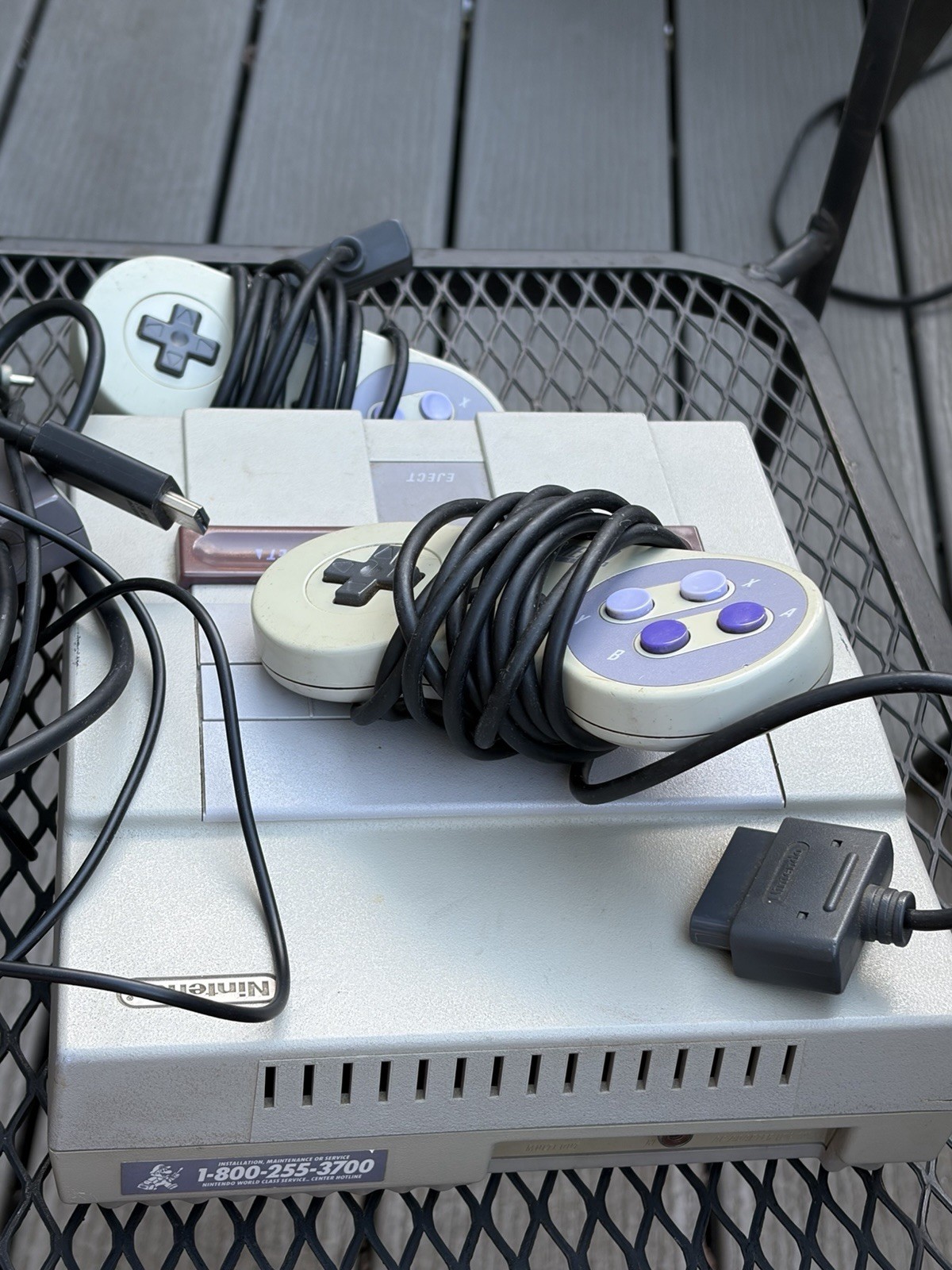 Super Nintendo SNS-101 Console And Accessories. See Photos. Tested/ Works