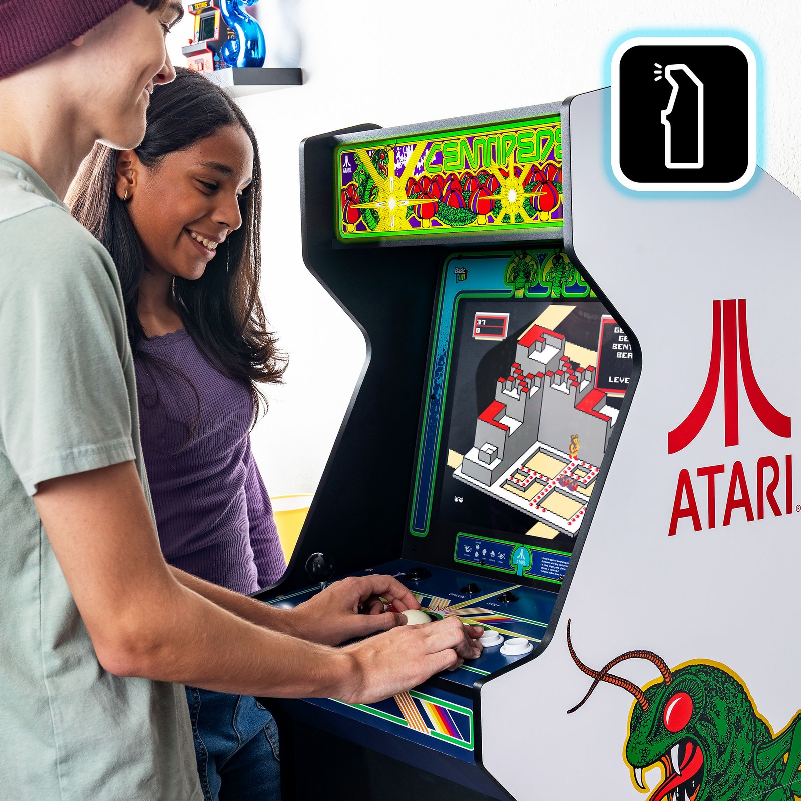 Arcade Classics Atari Ultra Series Arcade Game Cabinet w/17″ Screen (For Parts)