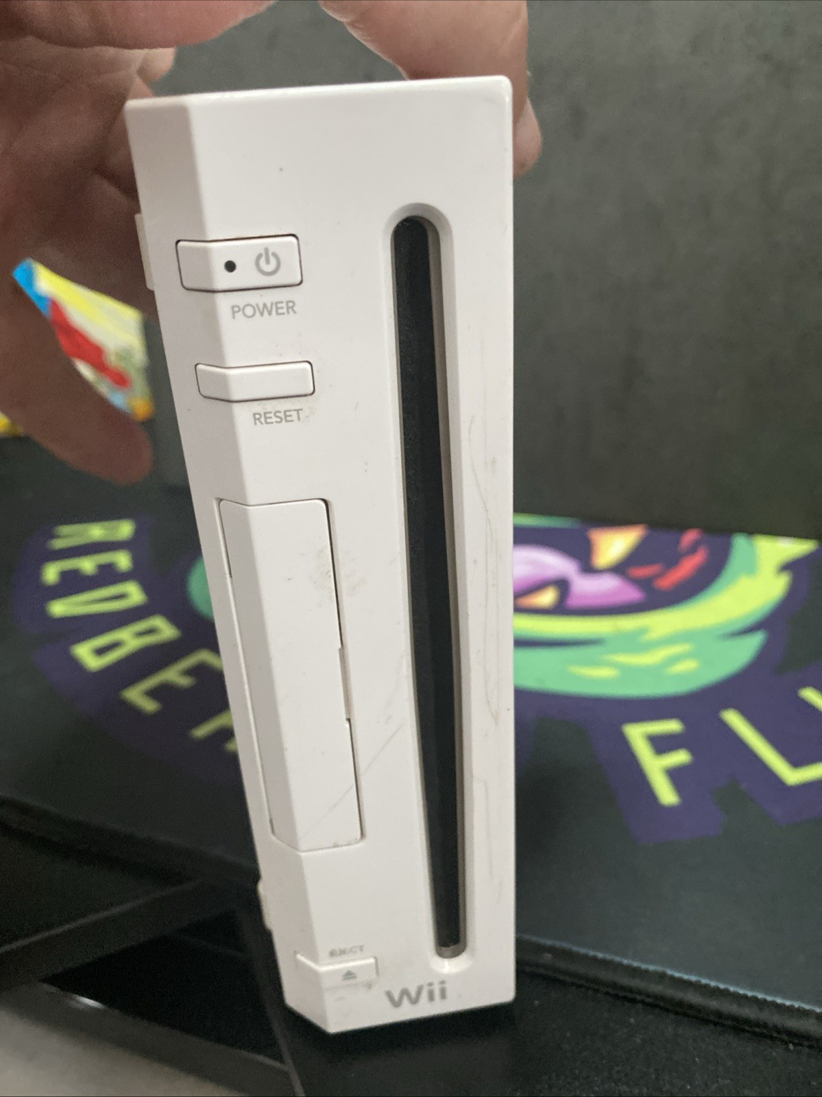 Nintendo Wii Console Only RVL-001 For Parts Or Repair Powers On A1 1